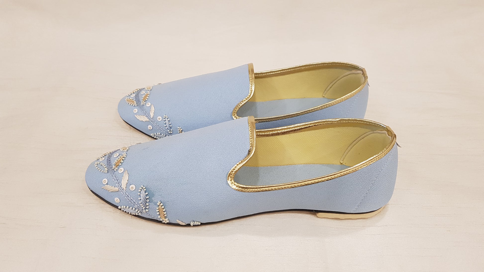 Sky Blue Ethnic Shoes for Men – Designer Indian Jutti & Mojari for Wedding