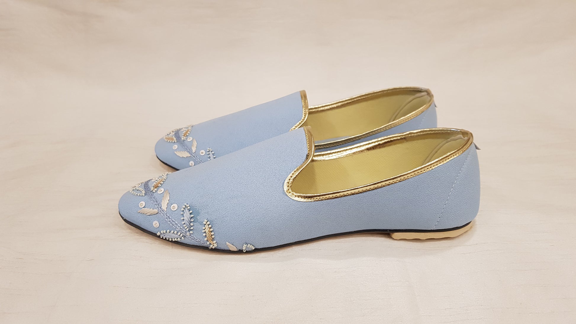 Sky Blue Ethnic Shoes for Men – Designer Indian Jutti & Mojari for Wedding