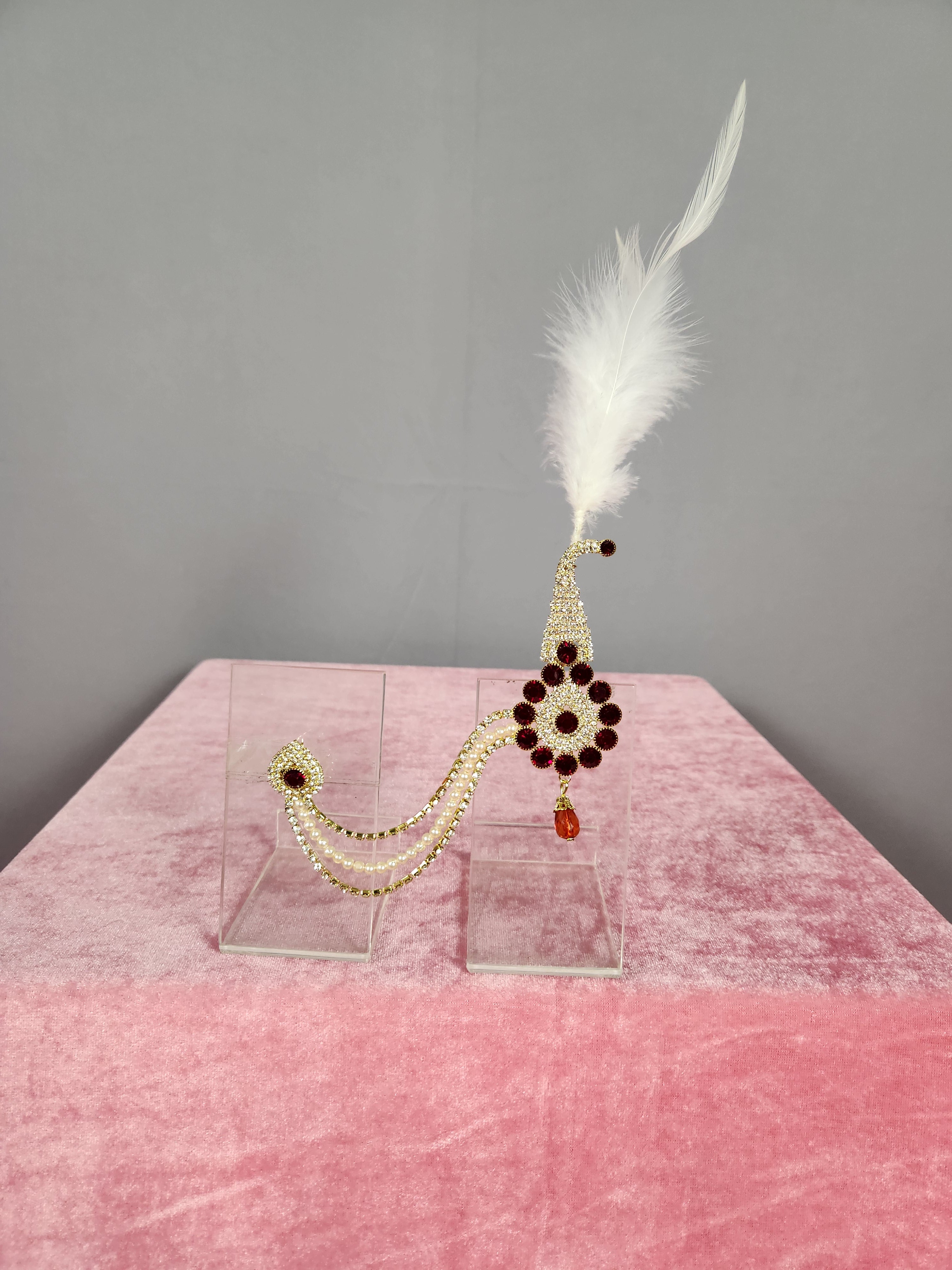 GROOM TURBAN BROOCH WITH LIGHT WEIGHT DESIGN