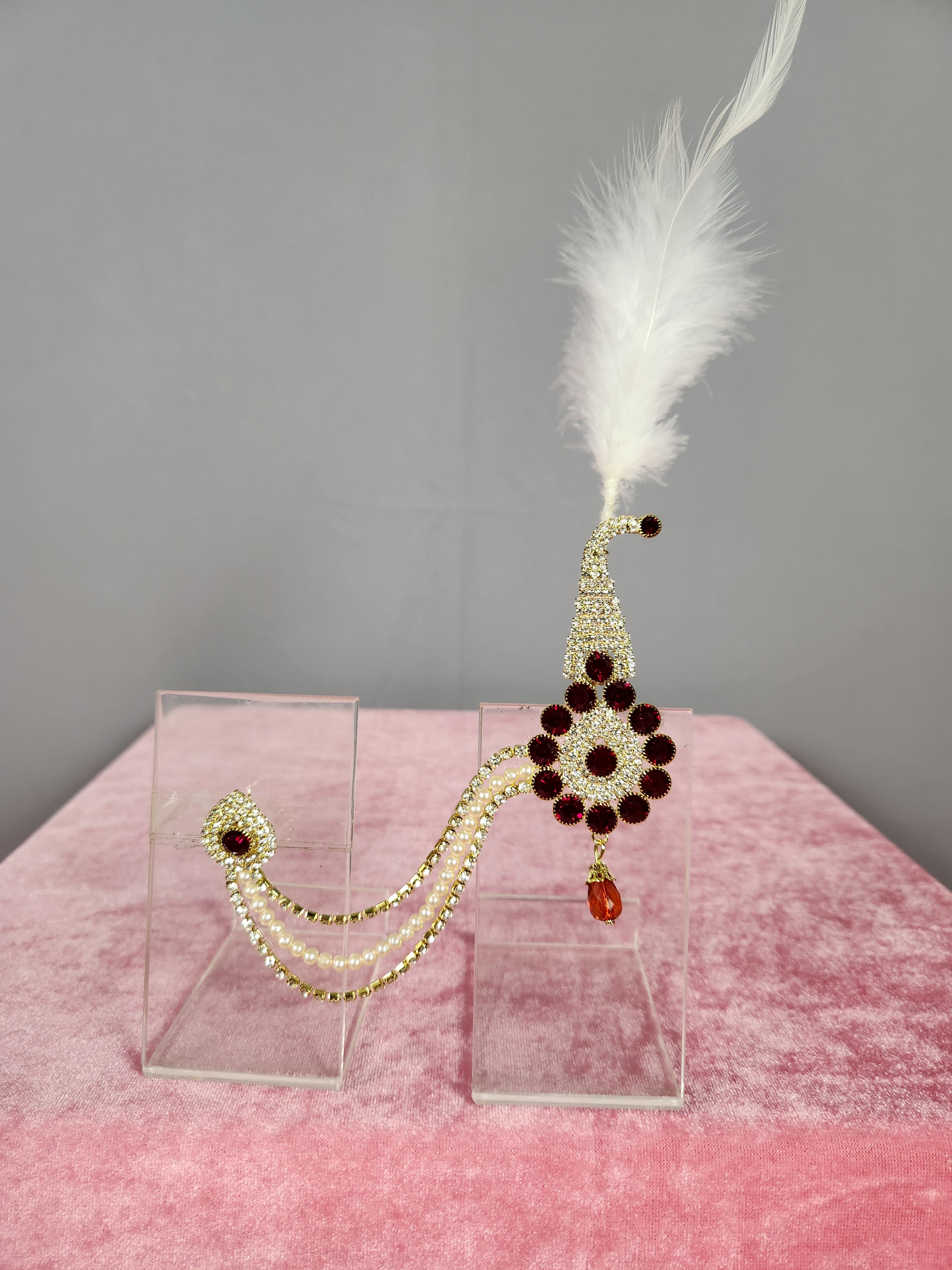 GROOM TURBAN BROOCH WITH LIGHT WEIGHT DESIGN