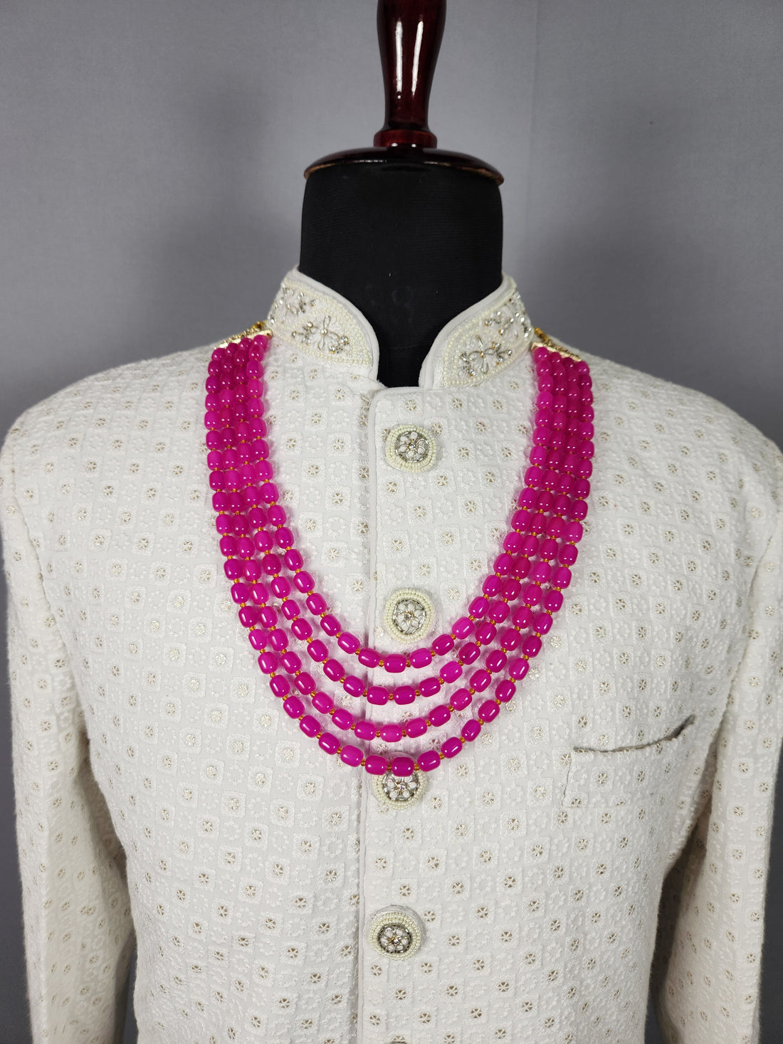 Ruby Necklace For Groom