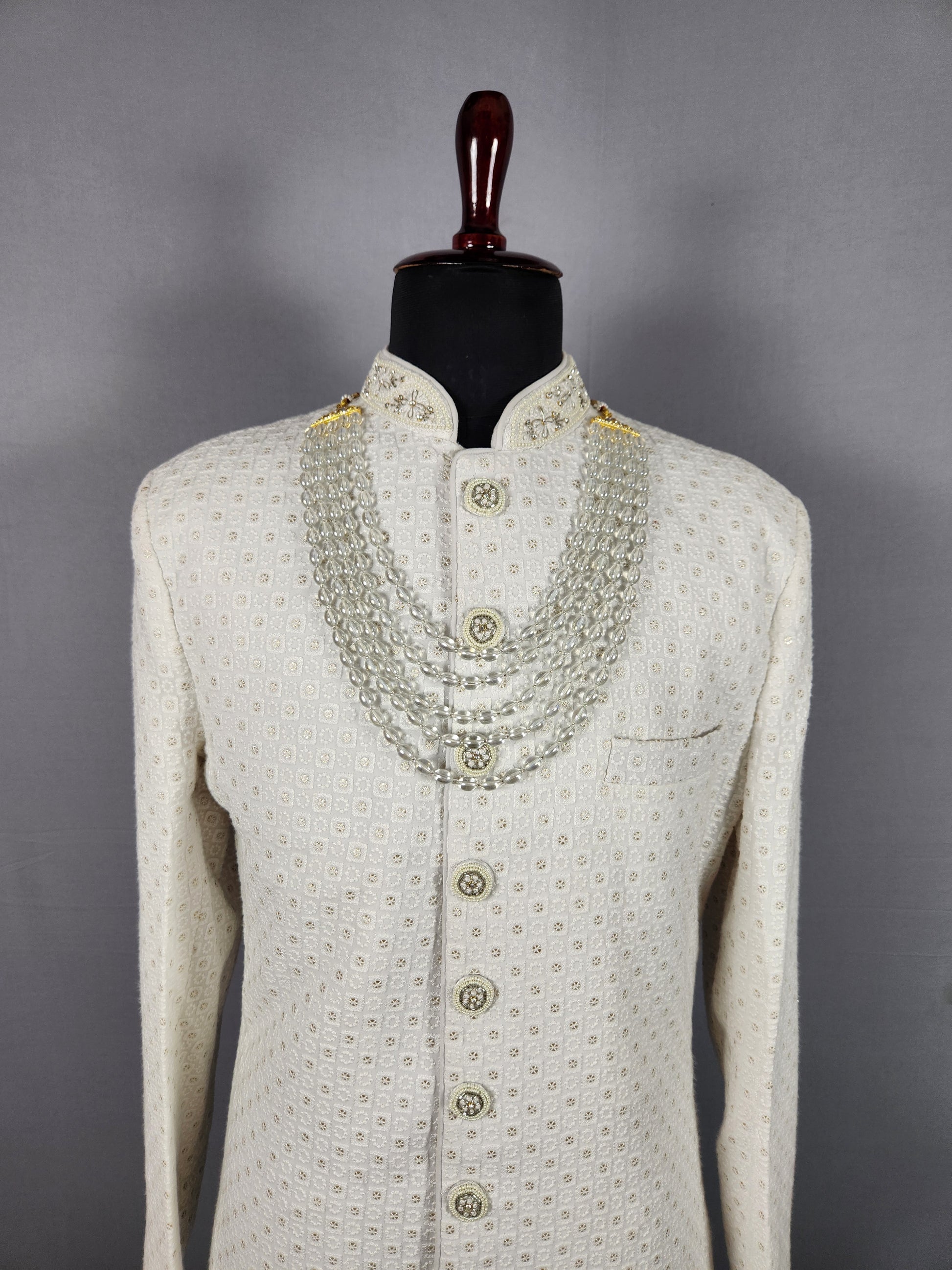 Silver Groom Necklace For groom