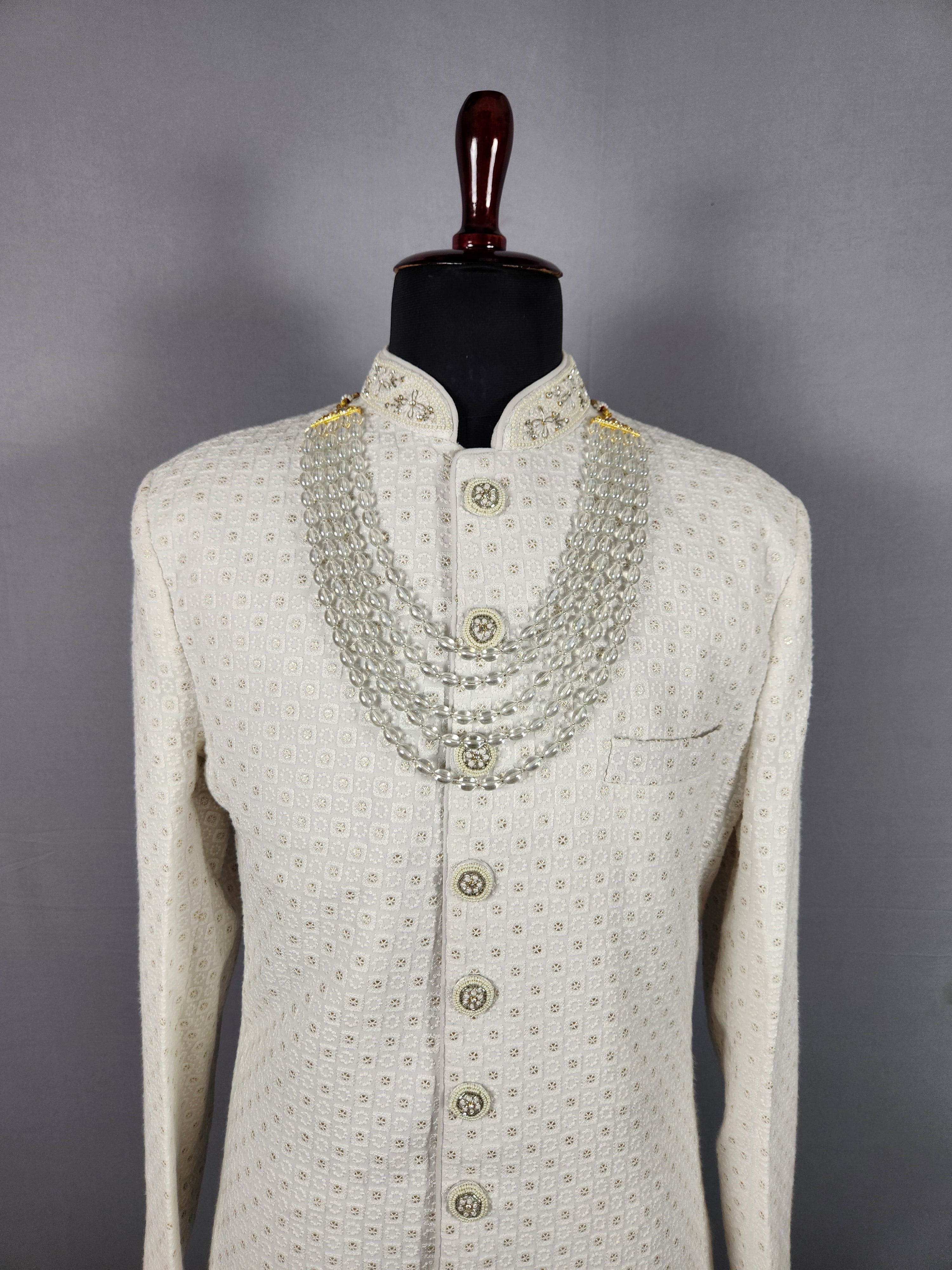 Silver Groom Necklace For groom