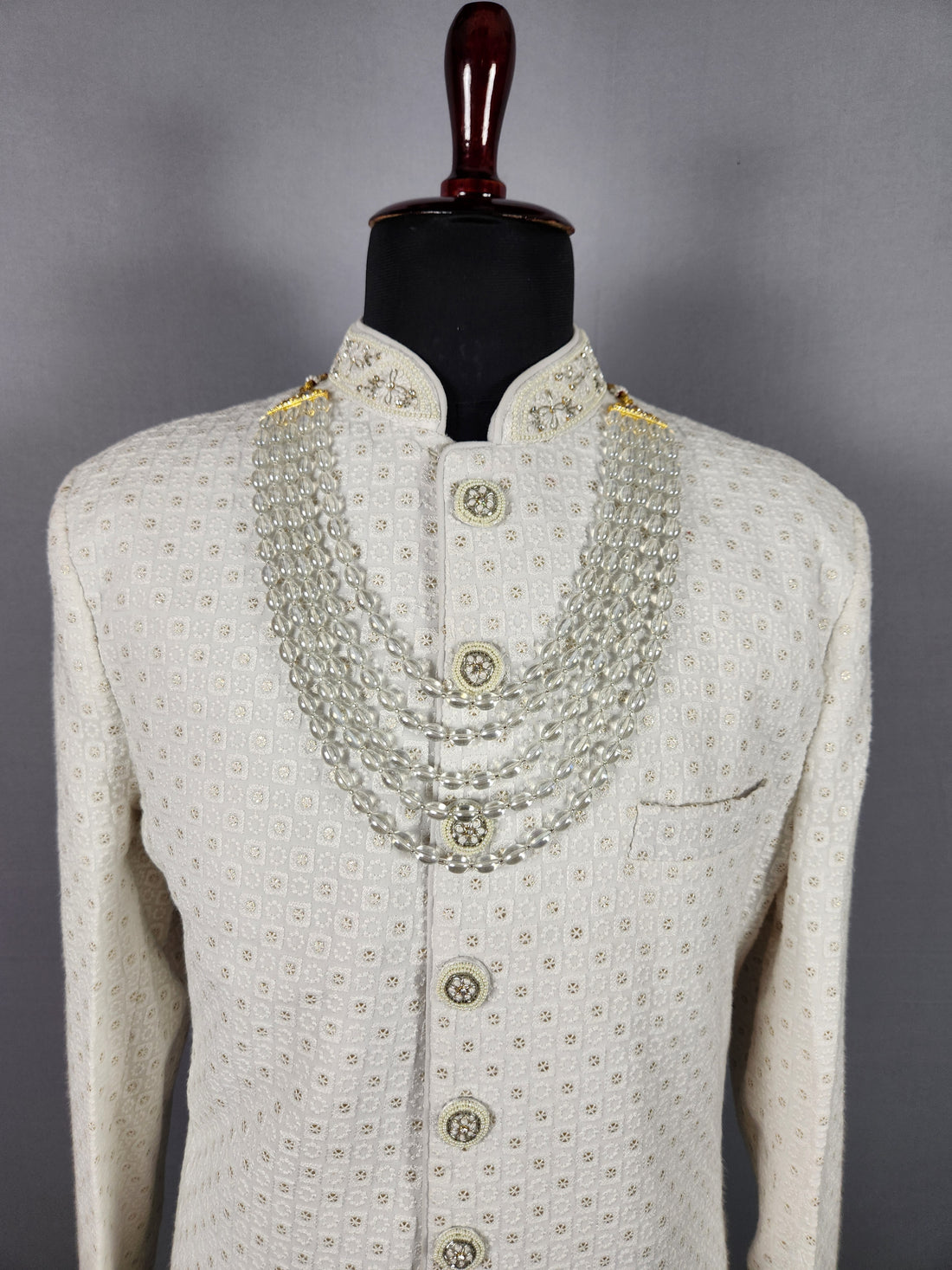 Silver Groom Necklace For groom