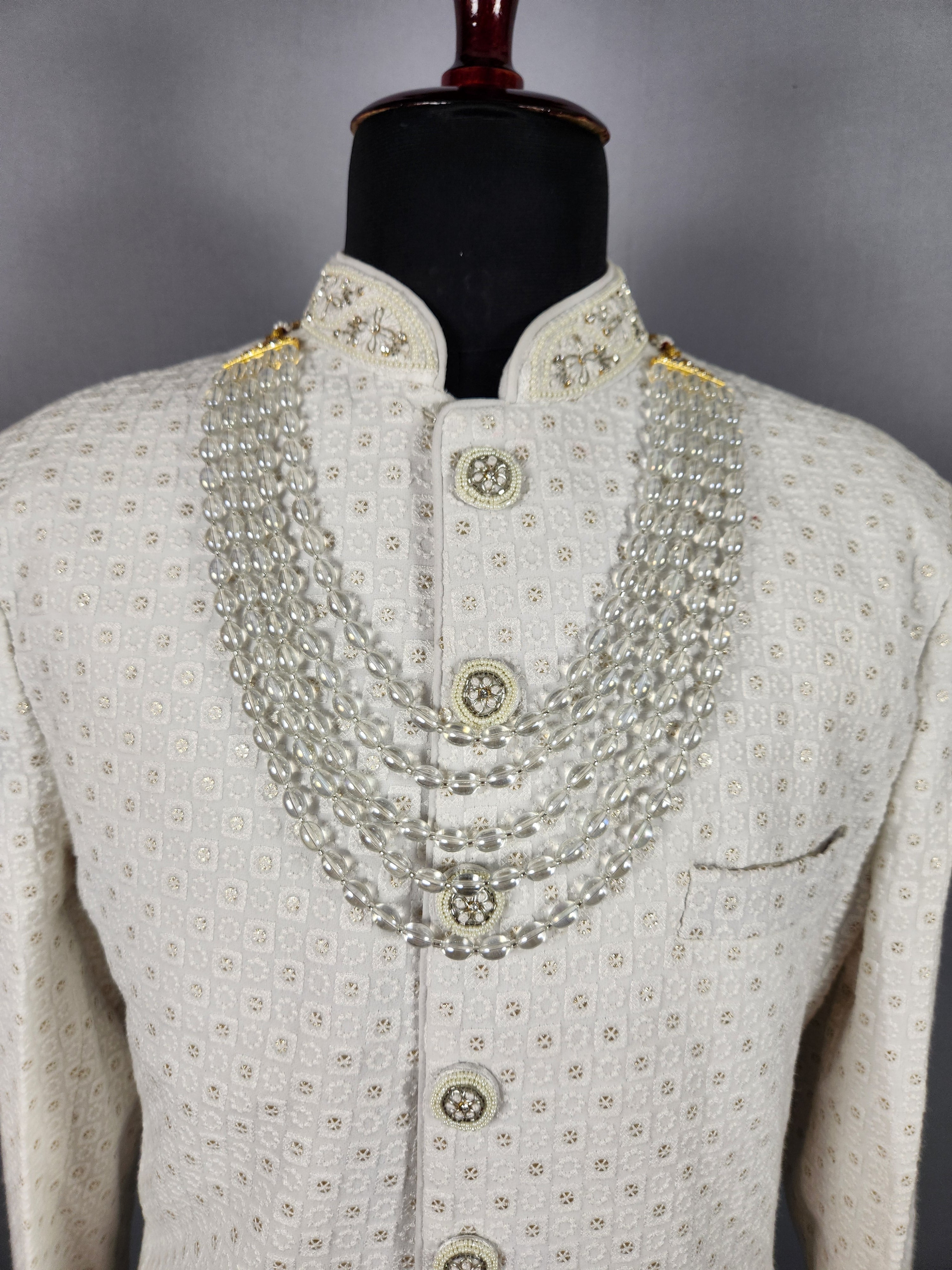 Silver Groom Necklace For groom