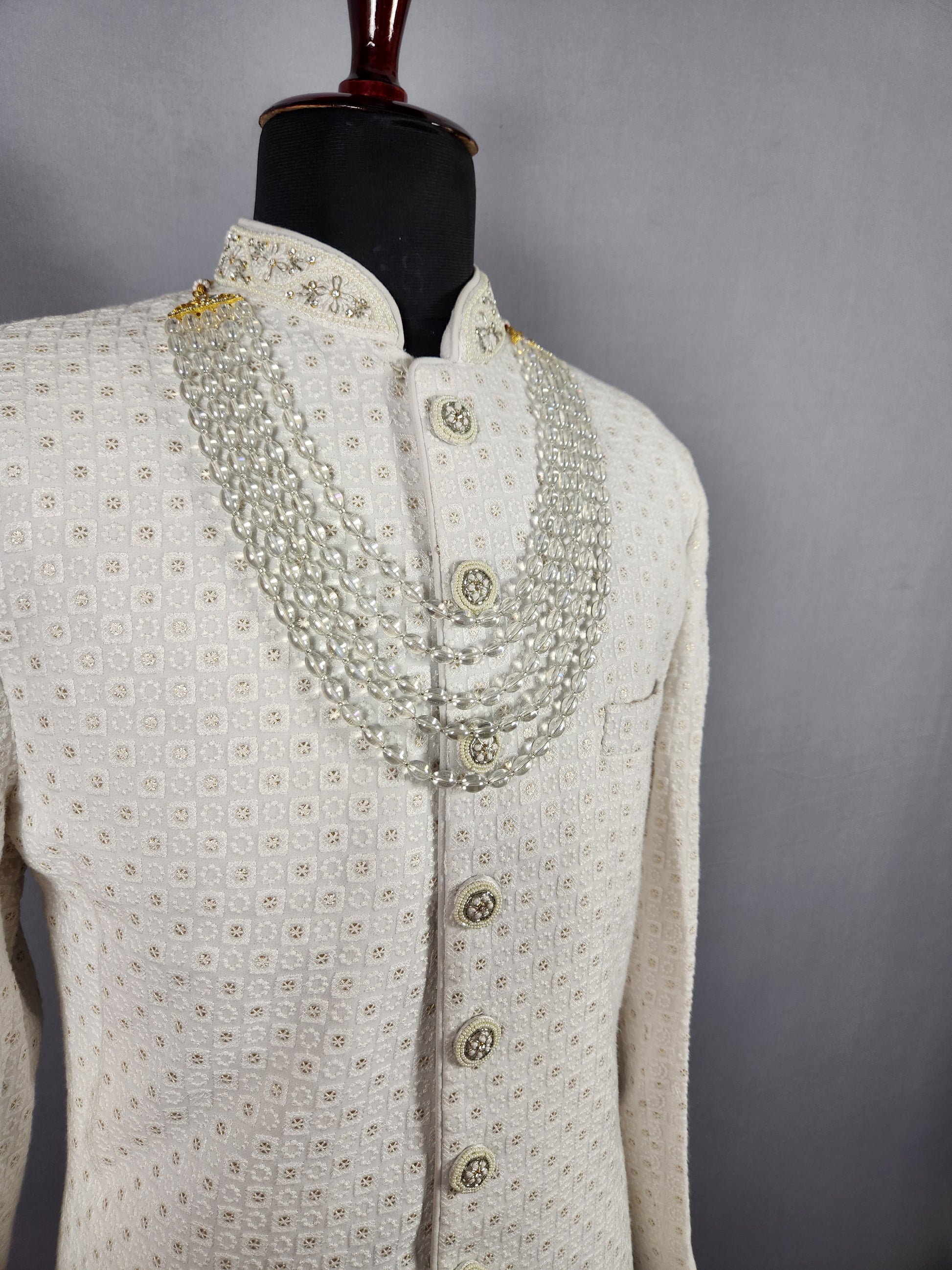 Silver Groom Necklace For groom