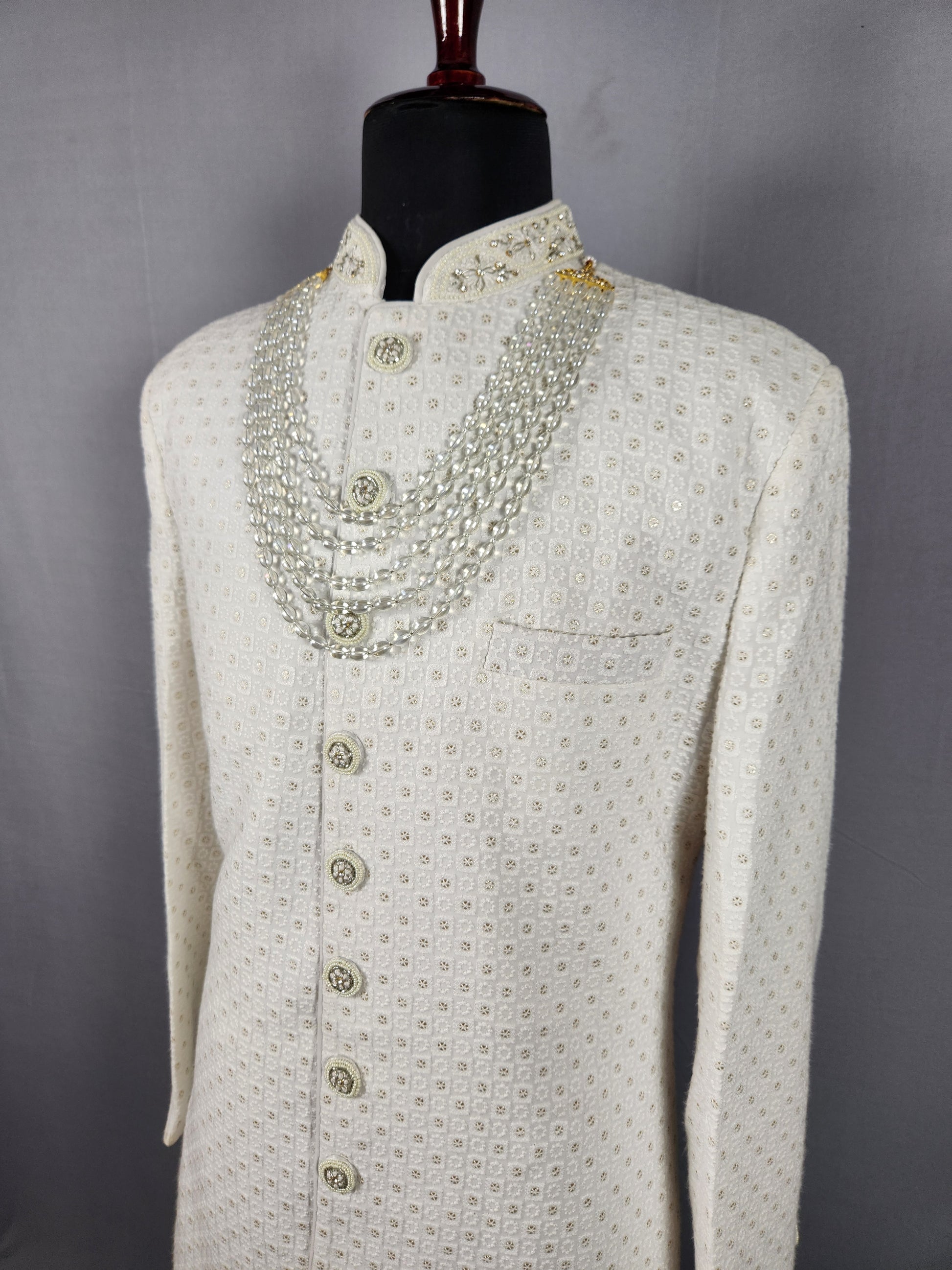 Silver Groom Necklace For groom