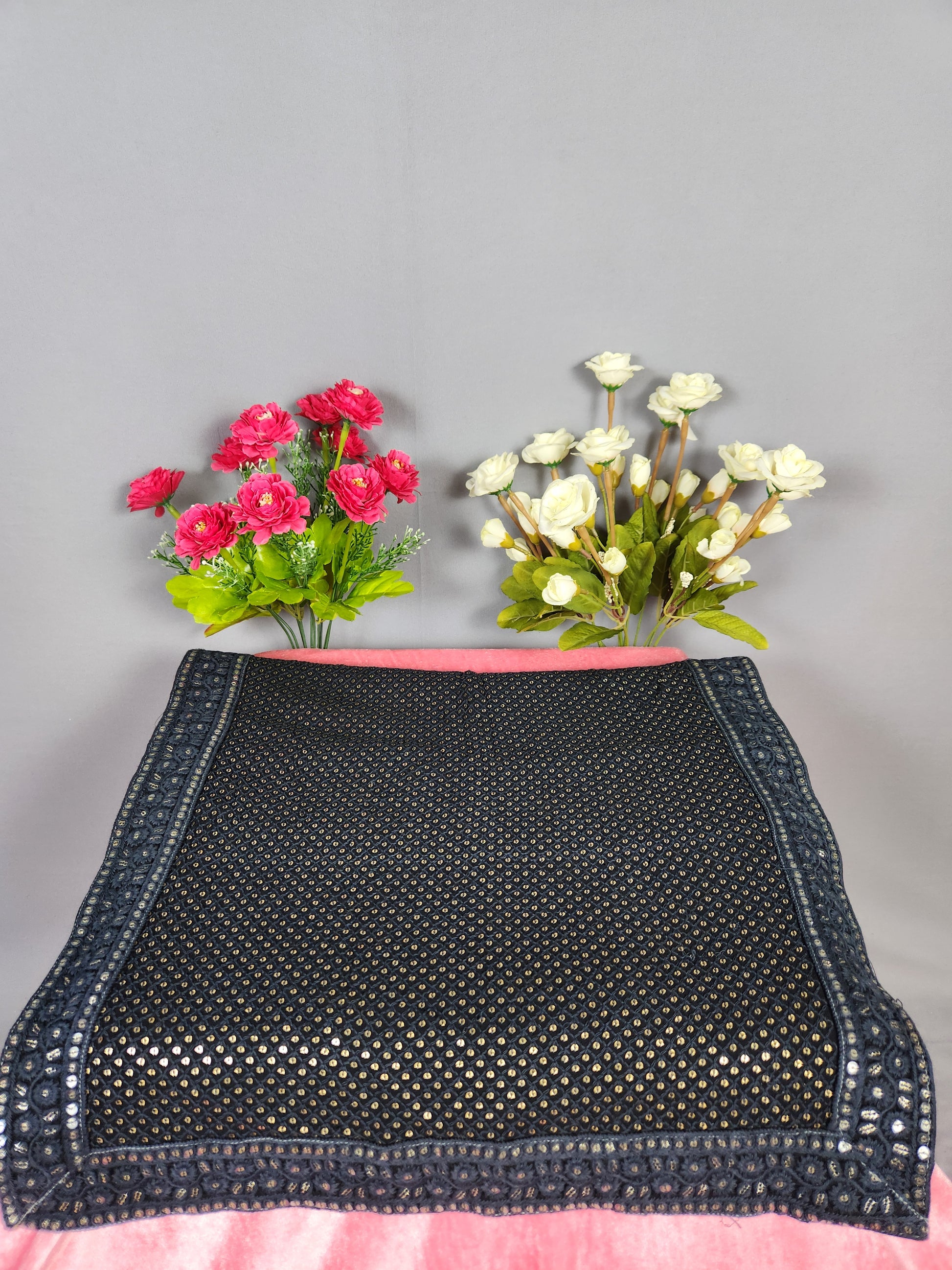 Black Groom Turban Shawl Set