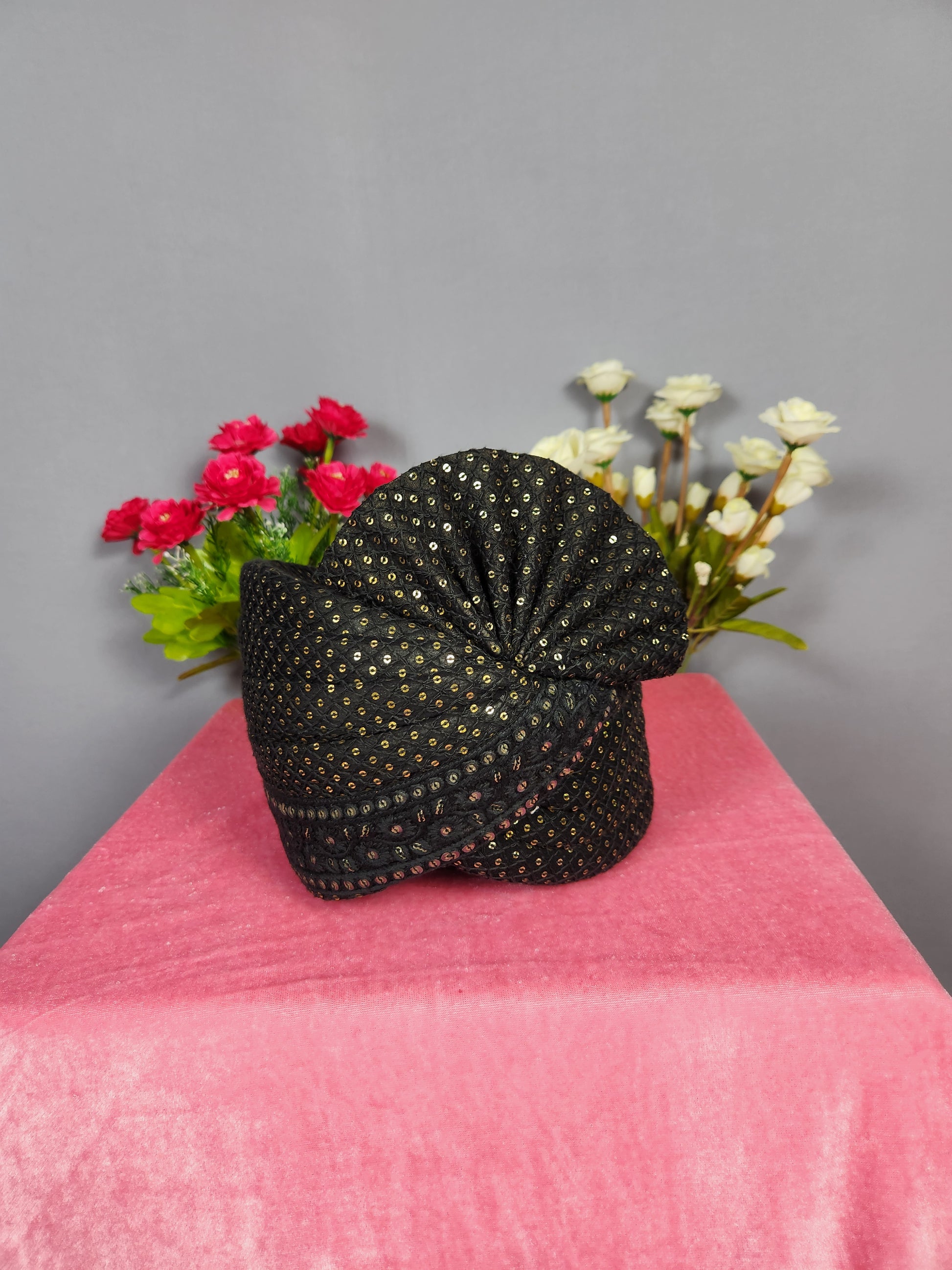 Black Groom Turban Safa