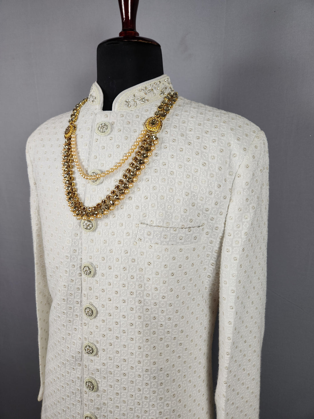 Golden kundan Necklace Groom