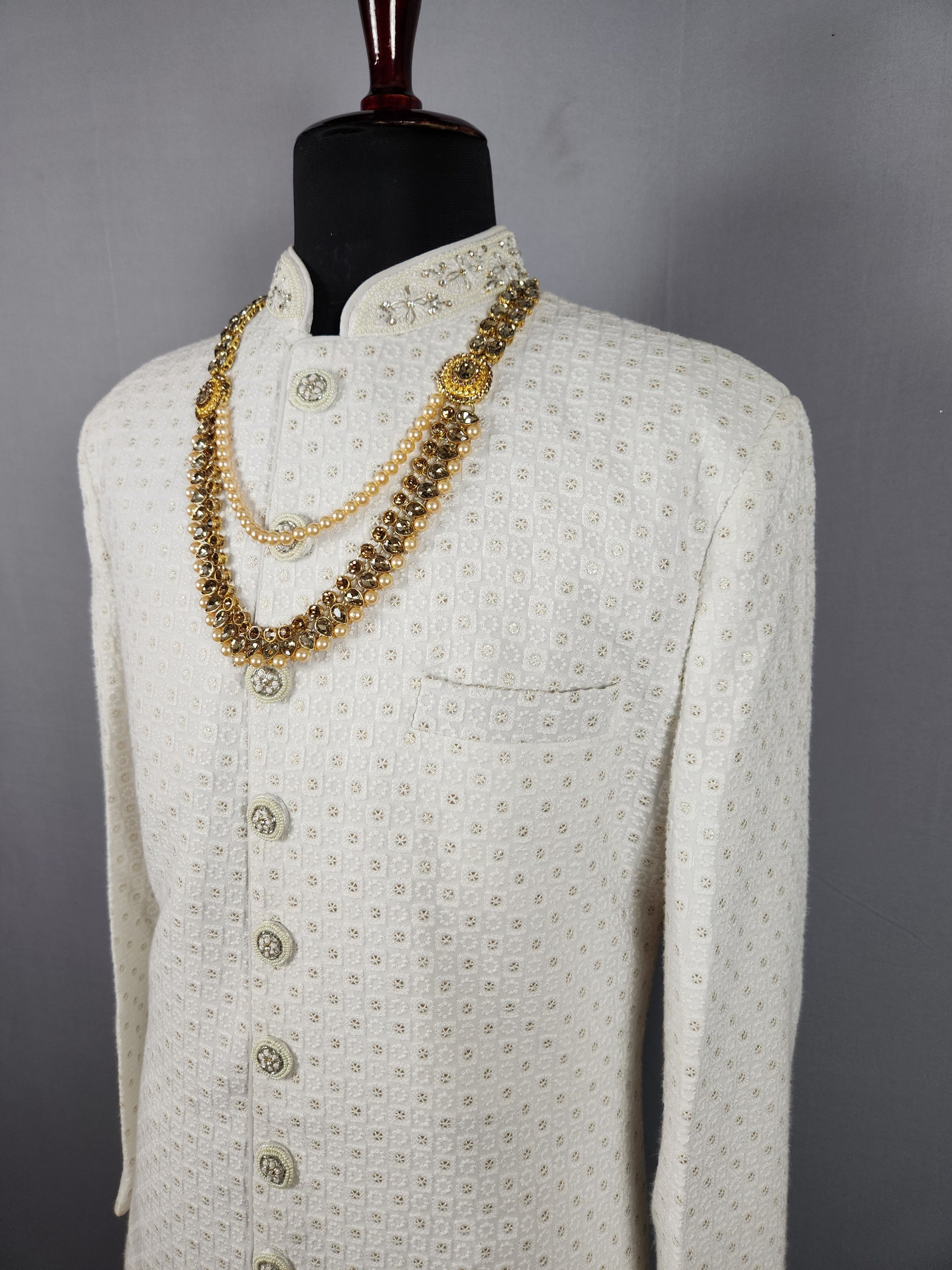 Golden kundan Necklace Groom