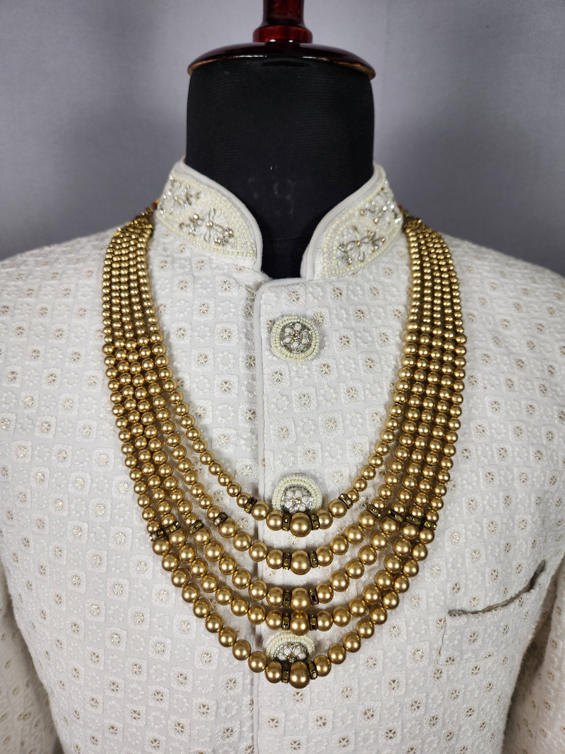 Golden Necklace for Groom