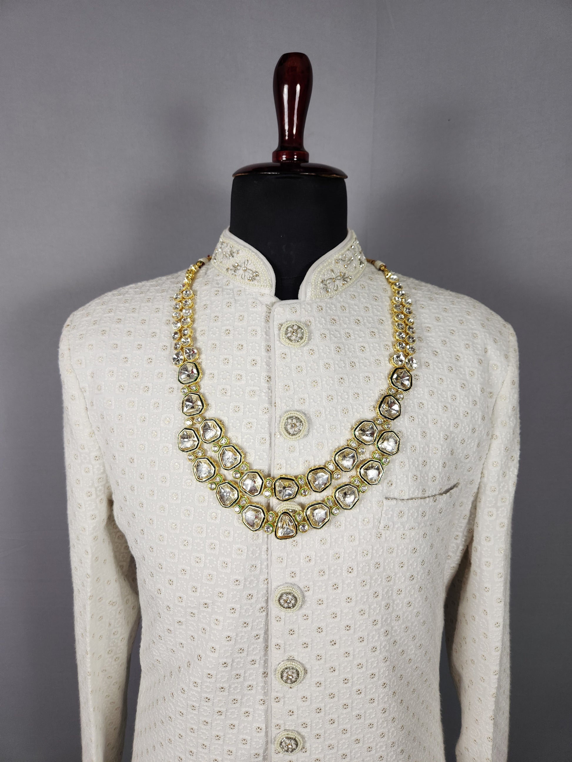 Kundan Necklace for Groom