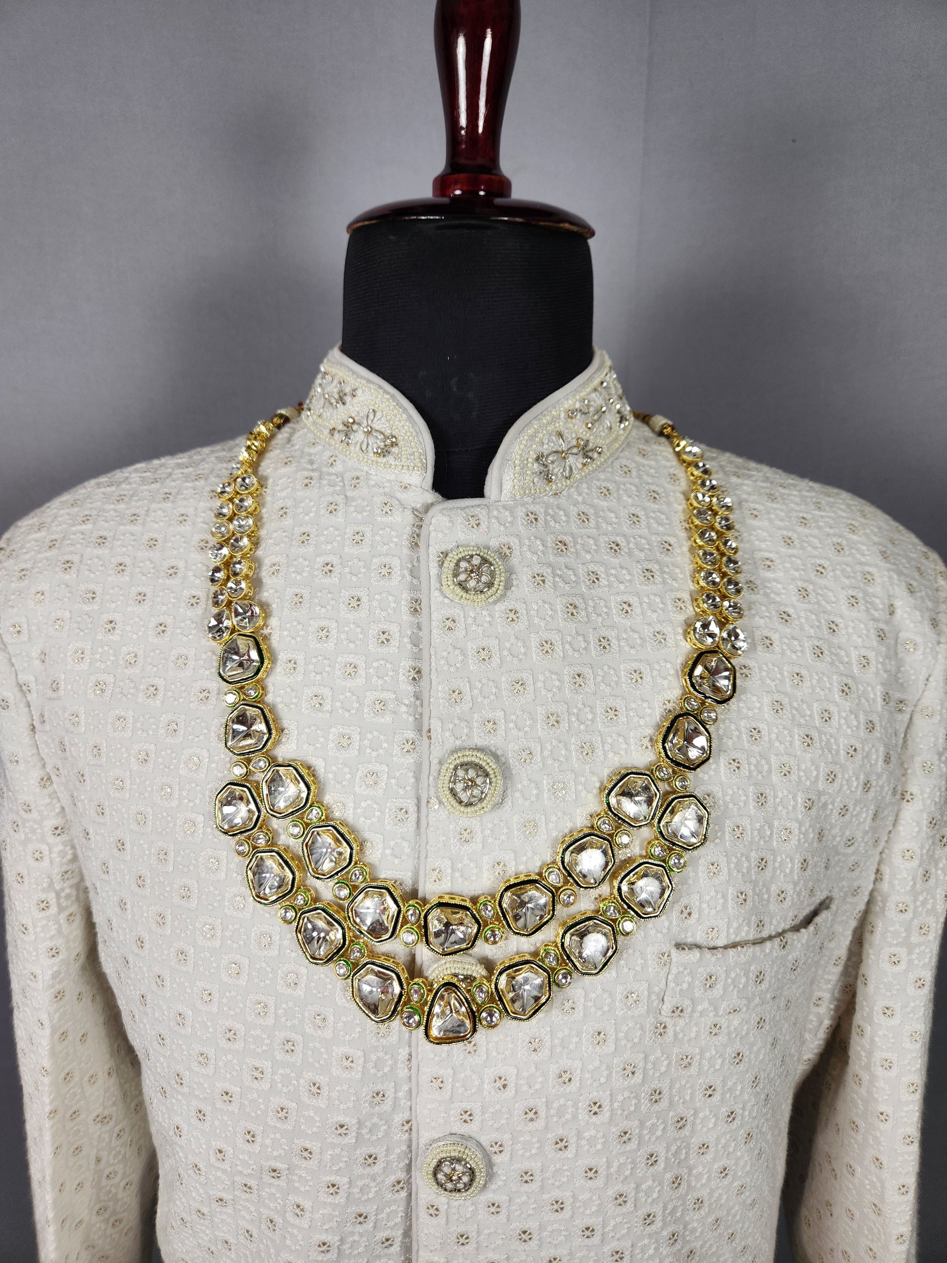 Kundan Necklace for Groom