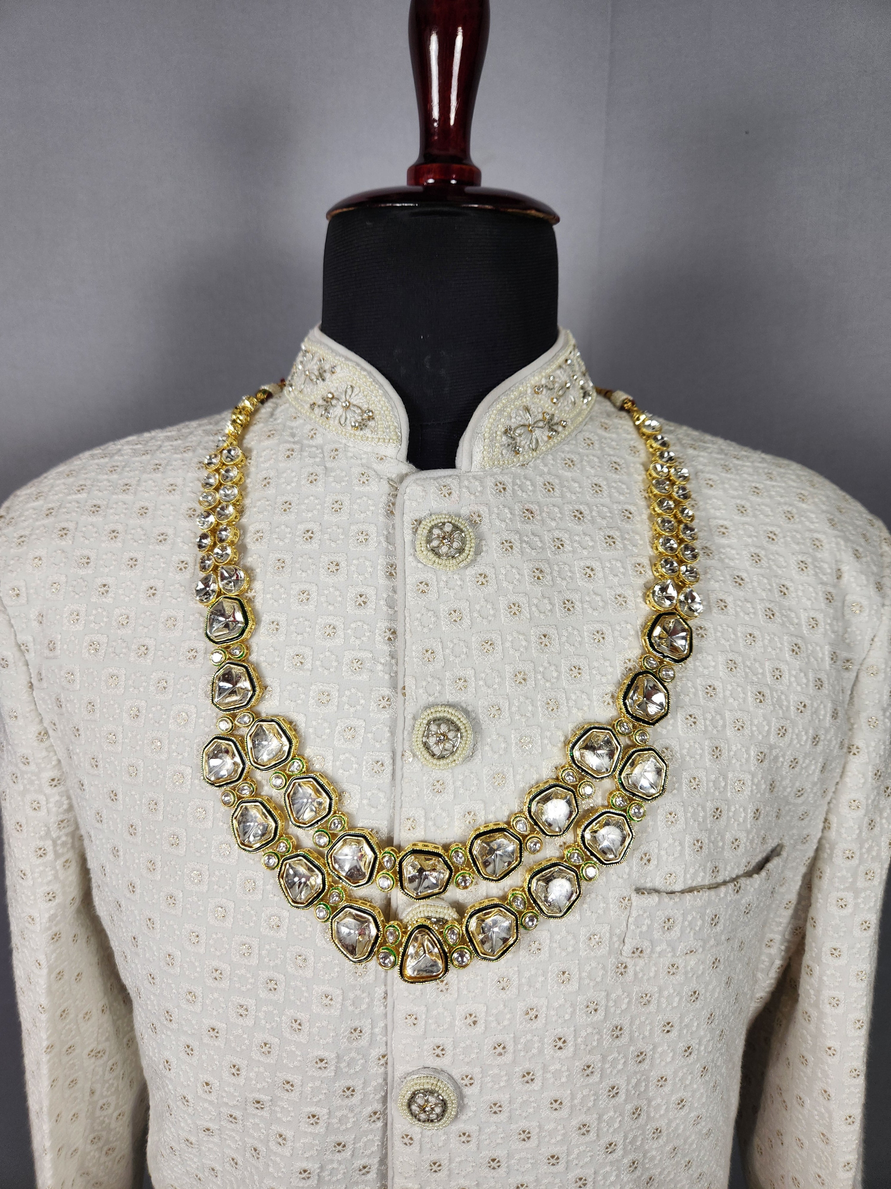 Kundan Necklace for Groom