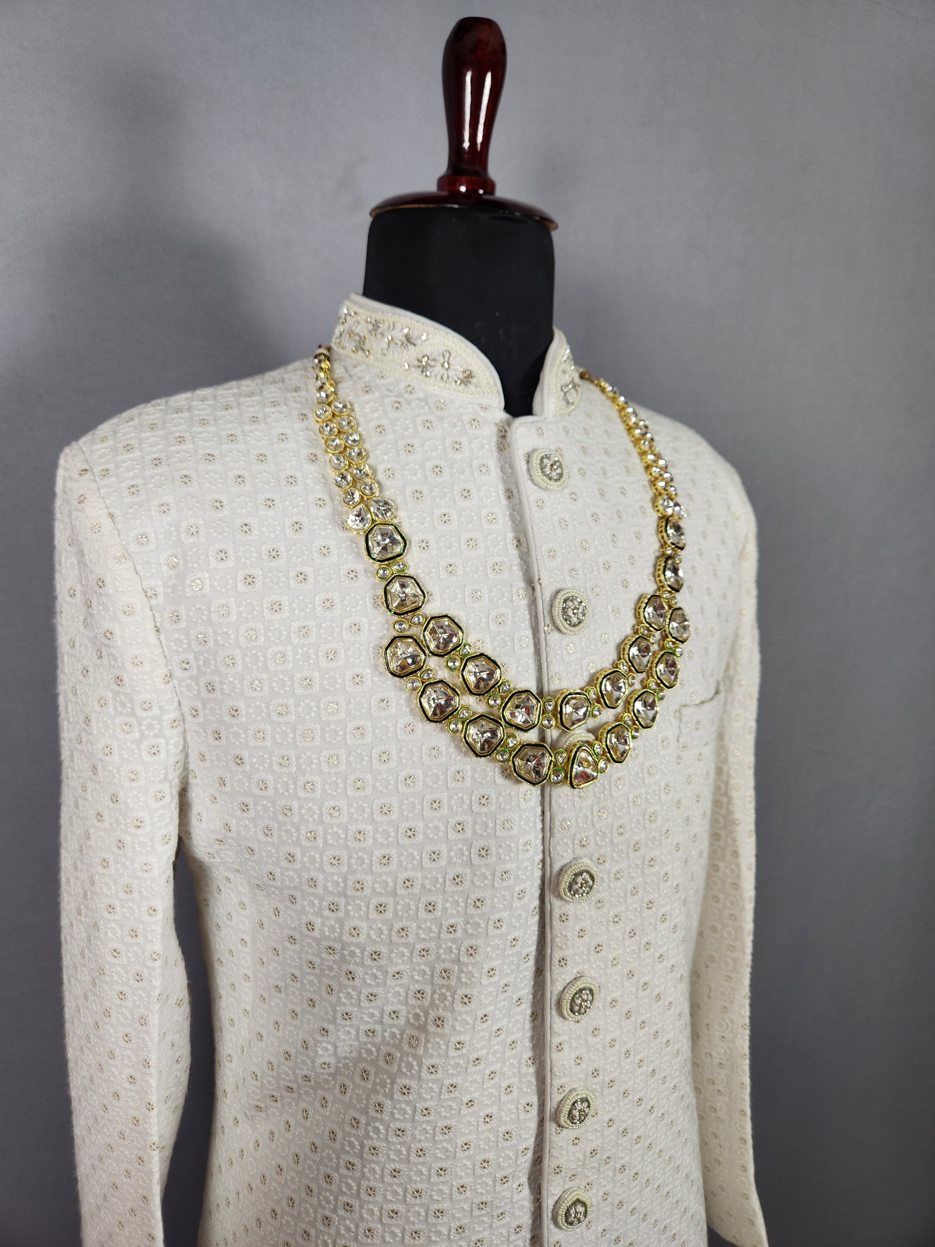 Kundan Necklace for Groom