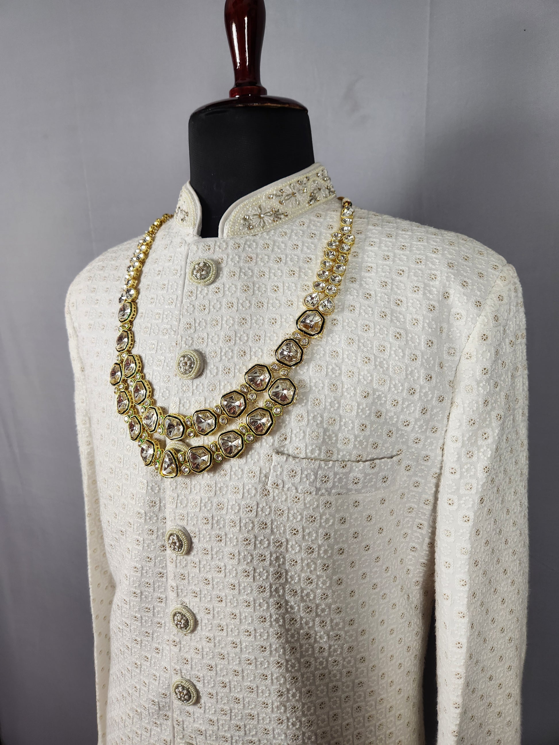 Kundan Necklace for Groom