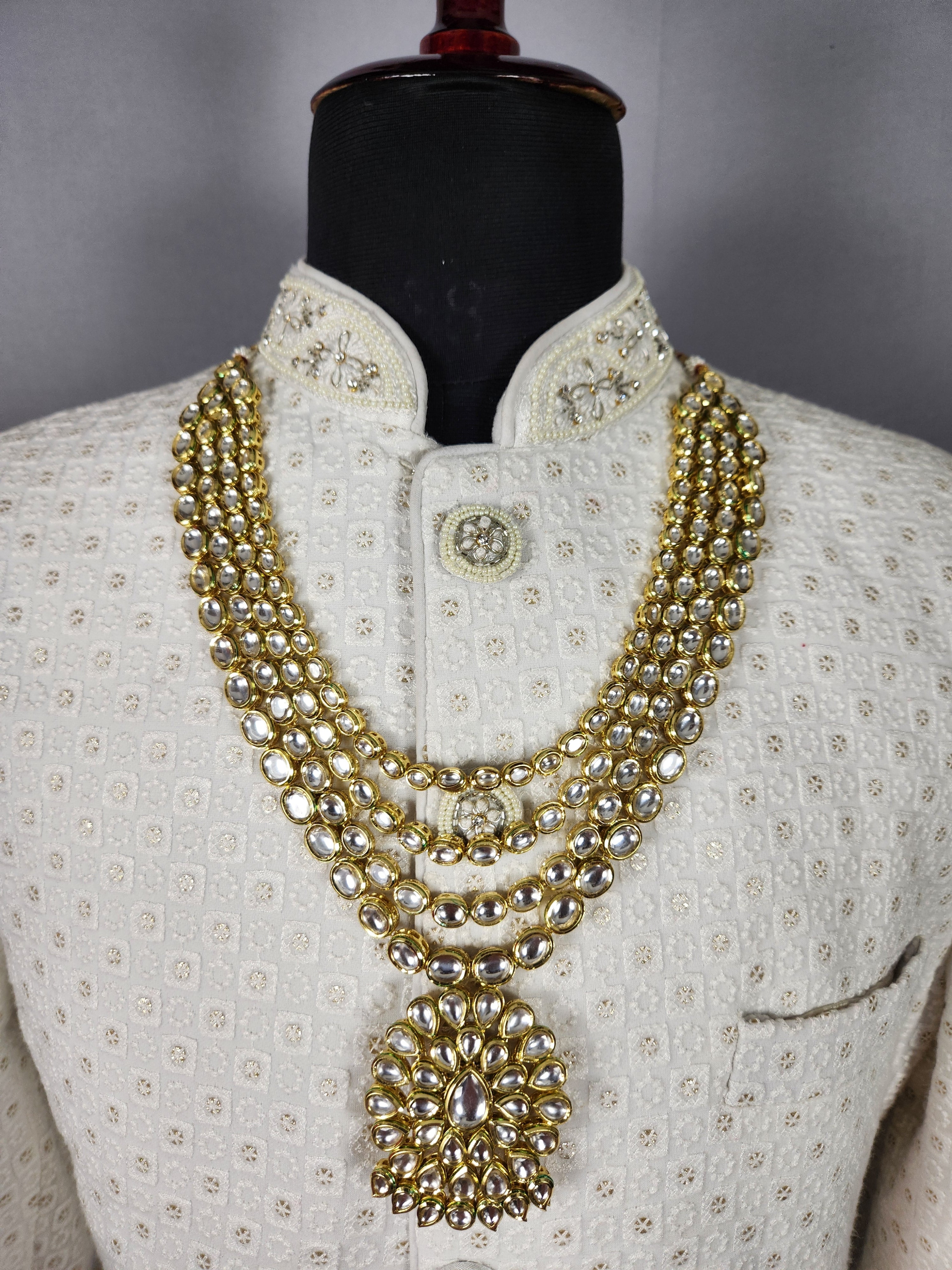 Kundan Necklace for Groom