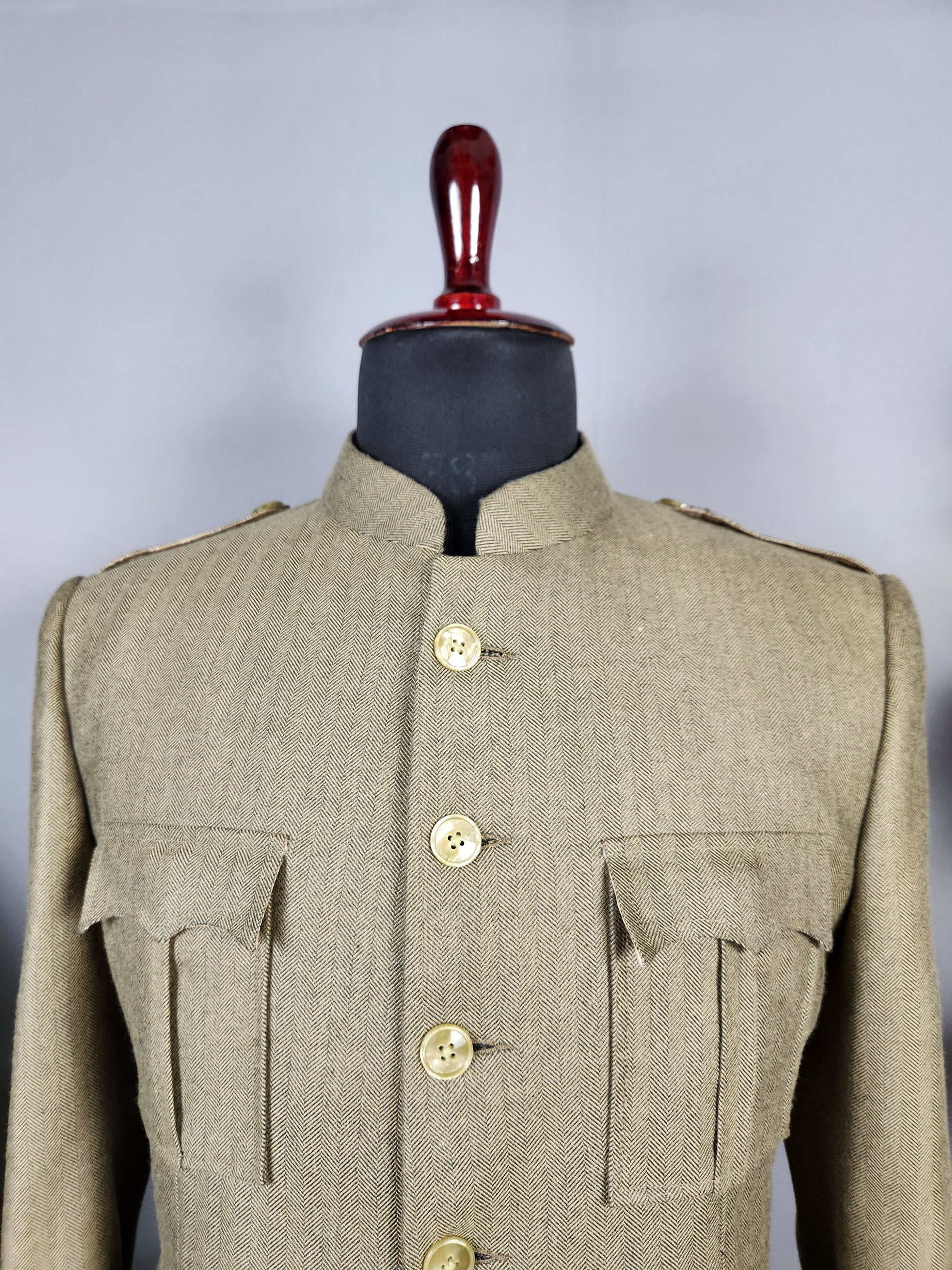 Khaki Beige Jodhpuri Suit for Men  -   Indian Wedding Outfit for Men