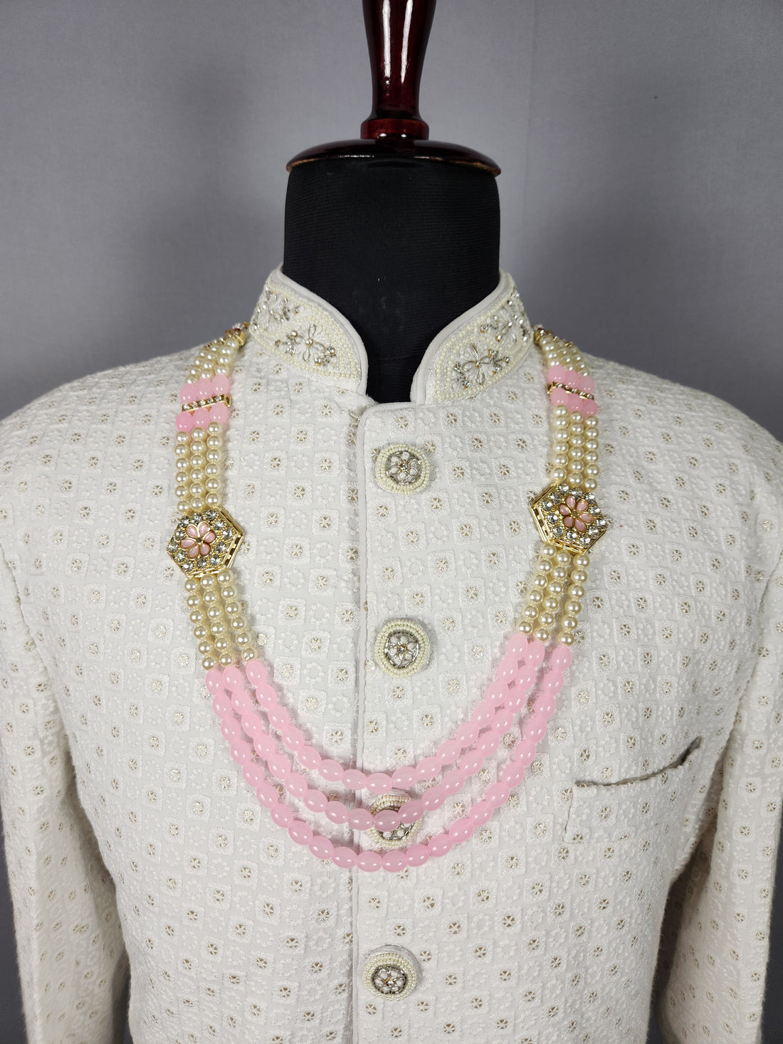 Peach Groom Necklace