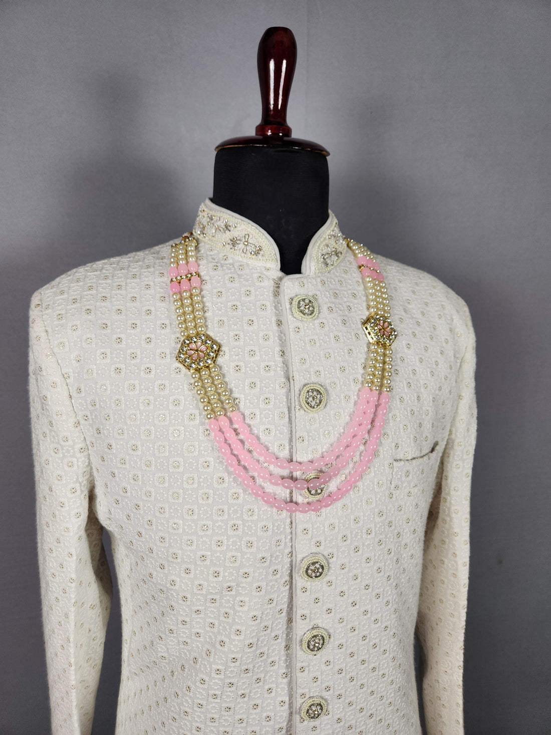 Peach Groom Necklace