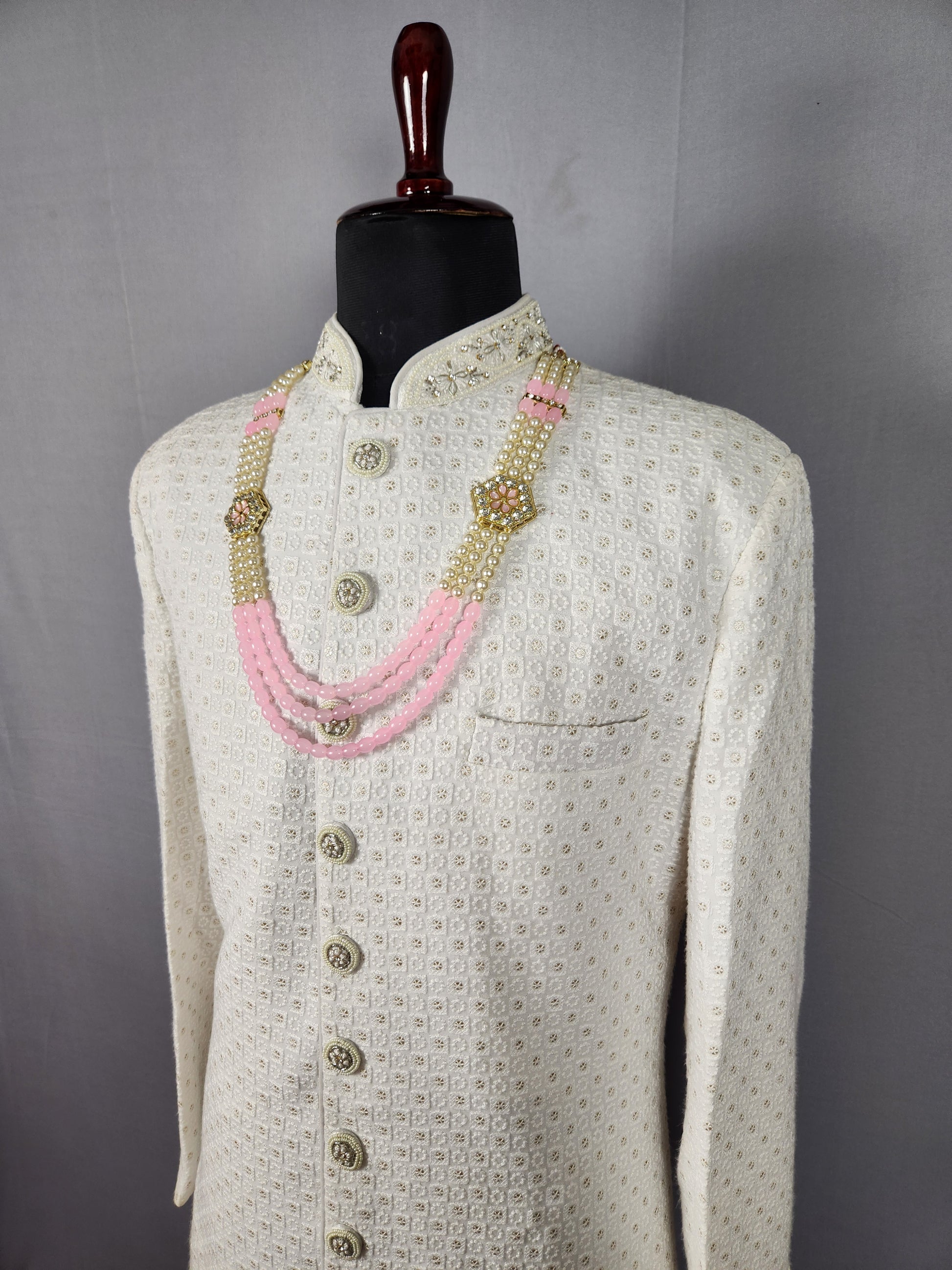 Peach Groom Necklace