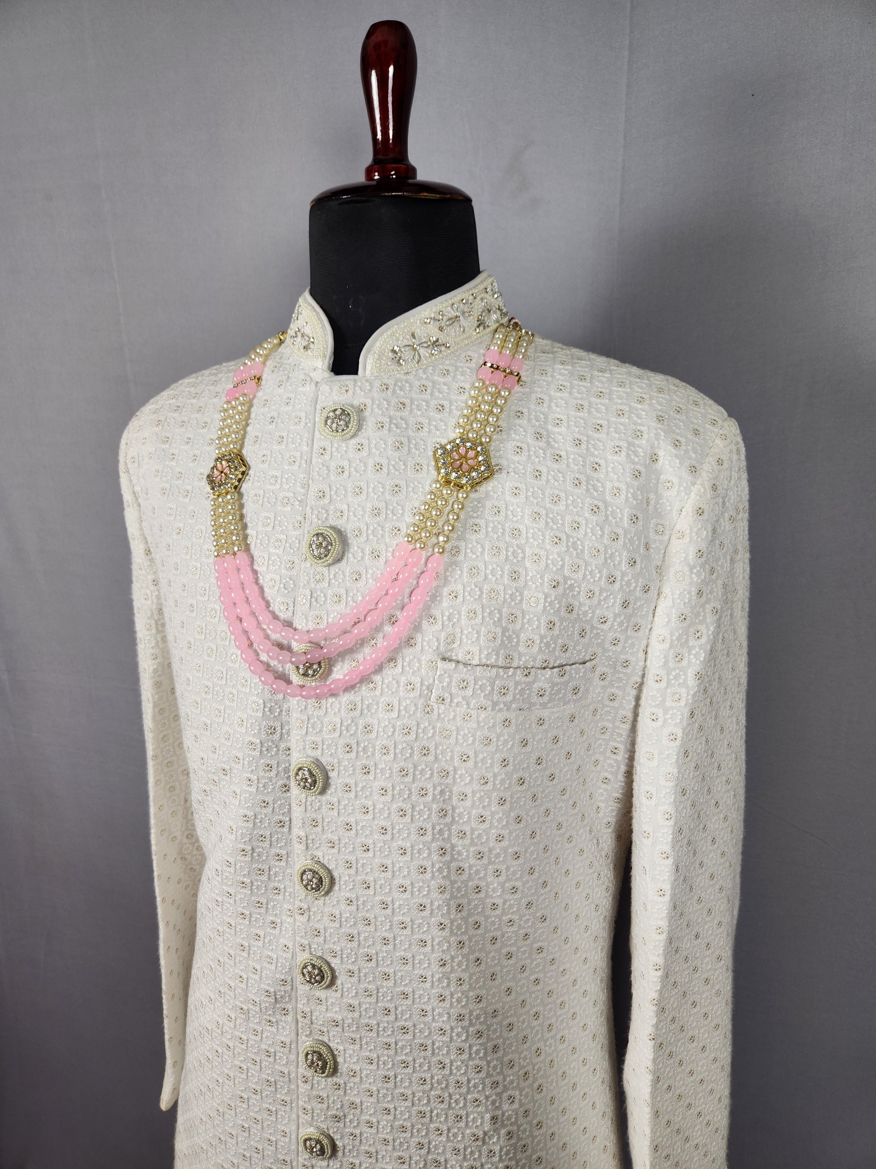 Peach Groom Necklace