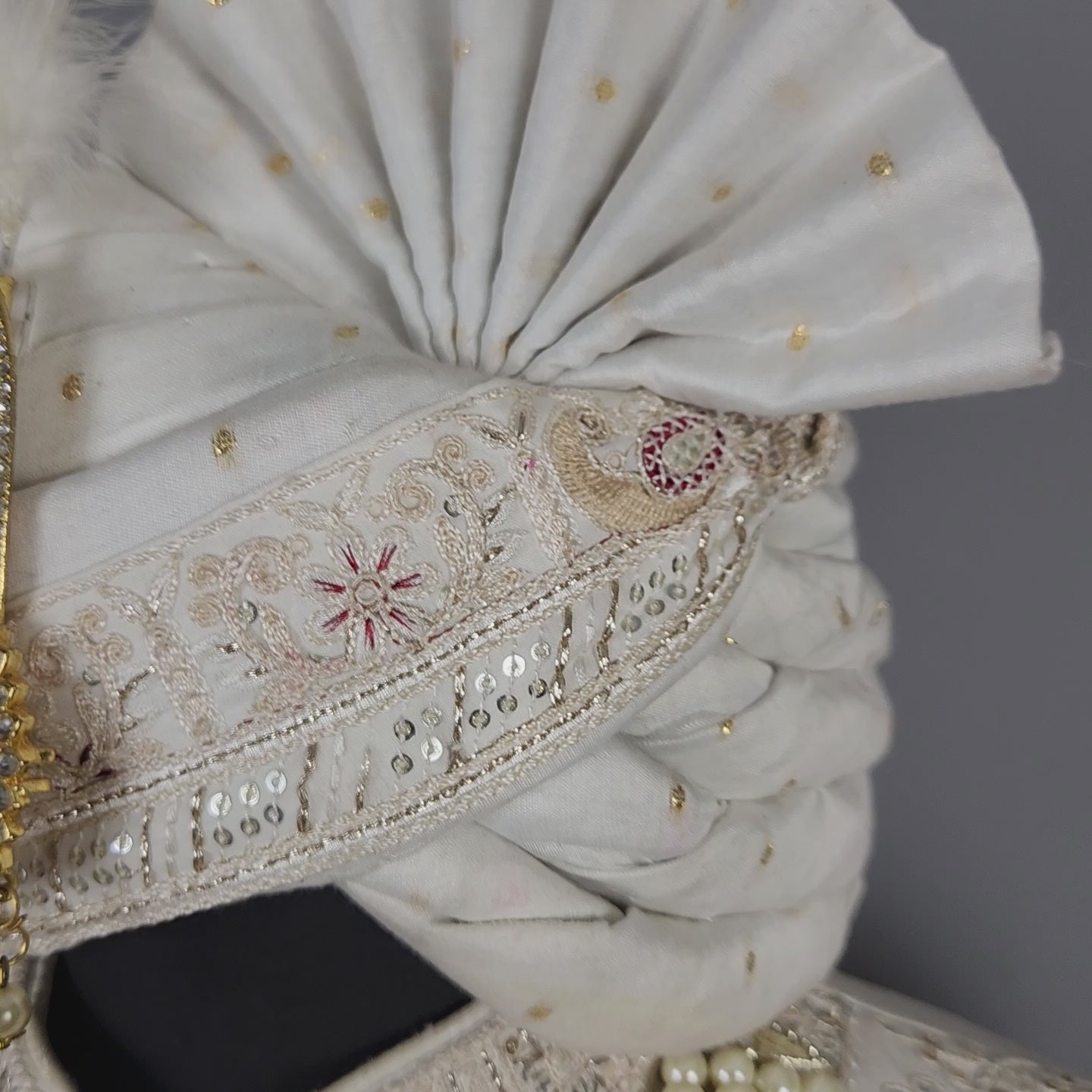 White Sherwani for Groom Peacock Design -   Indian Wedding Outfit for Men