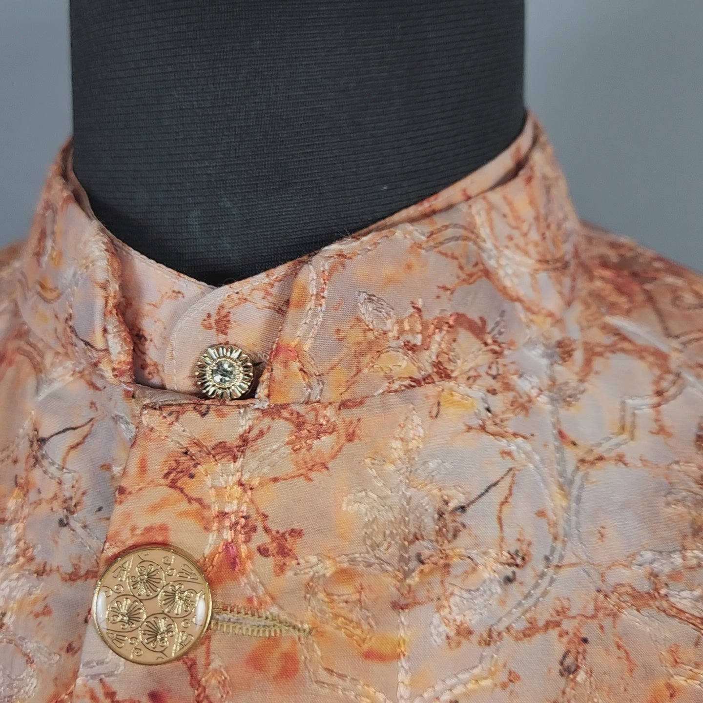 Orange Kurta Jacket Set for Wedding – Designer Indian Outfit