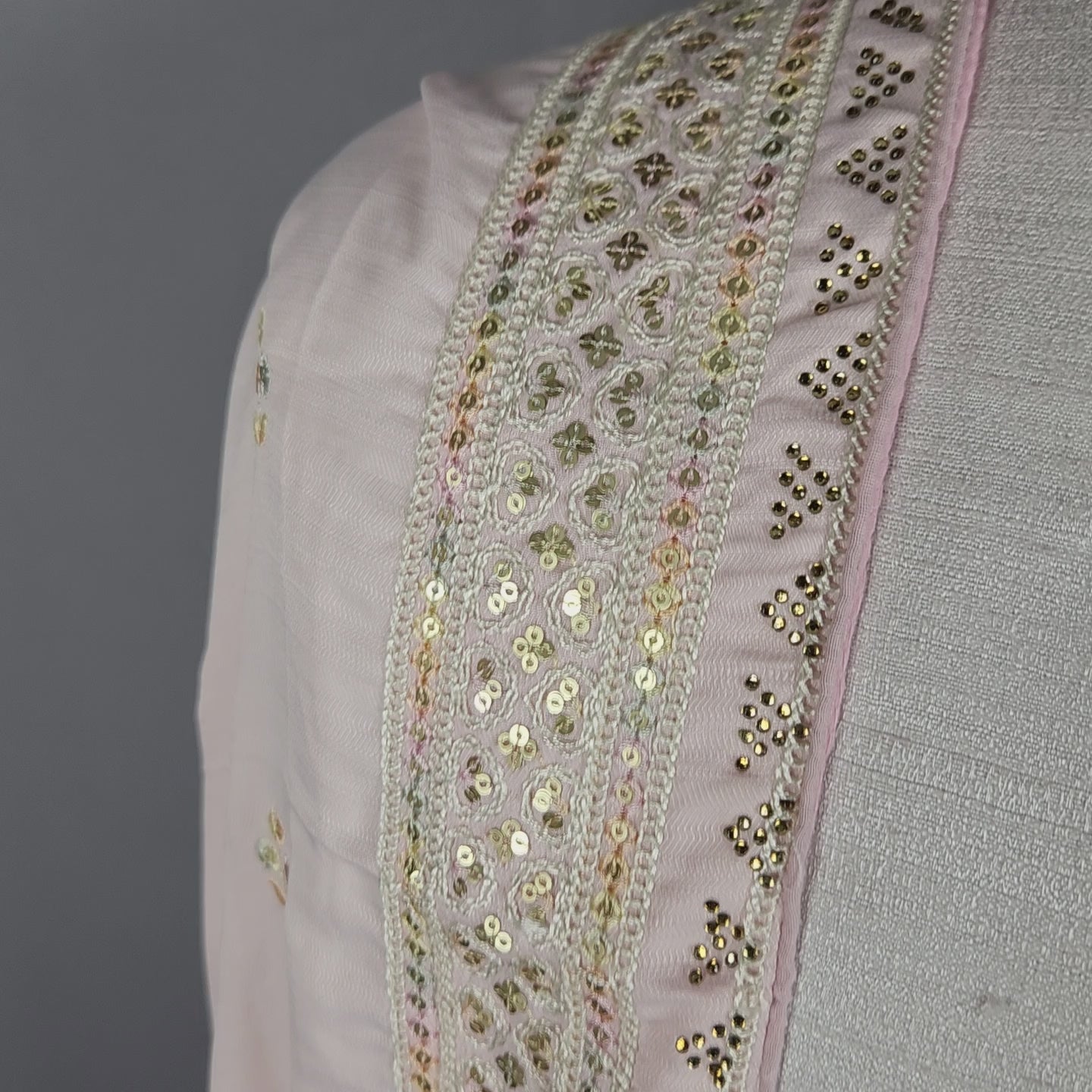 Pink Wedding Shawl for Groom