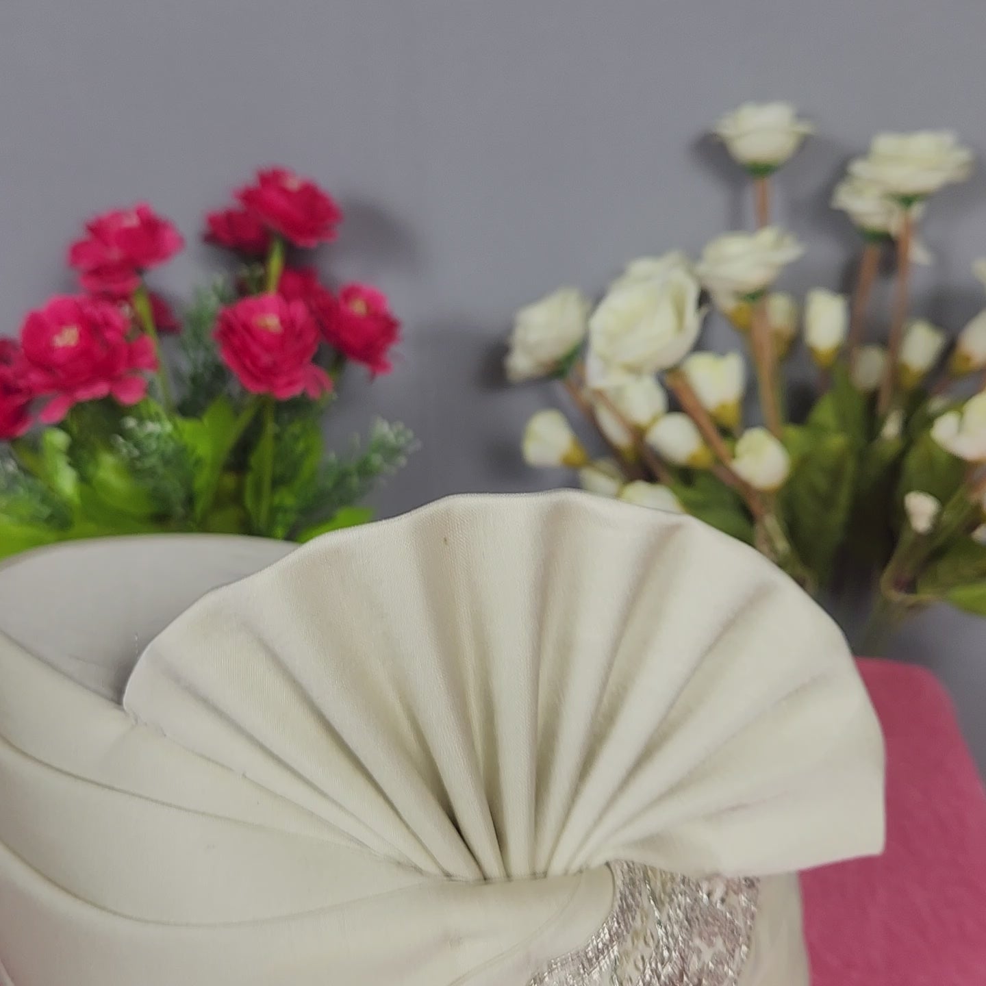 Golden Peacock Design Groom Turban Safa