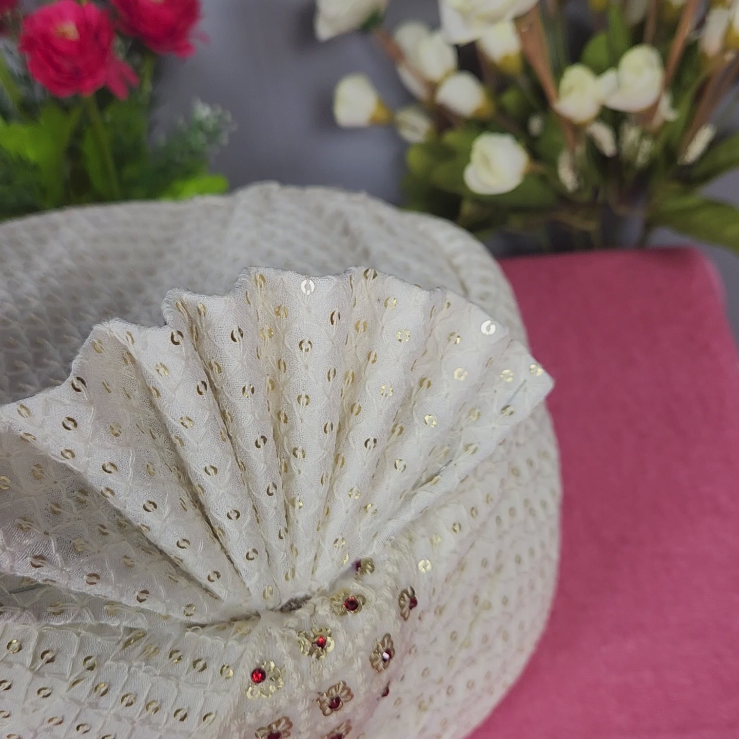 White Groom Turban Safa