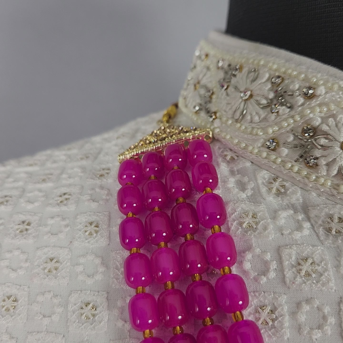 Ruby Necklace For Groom