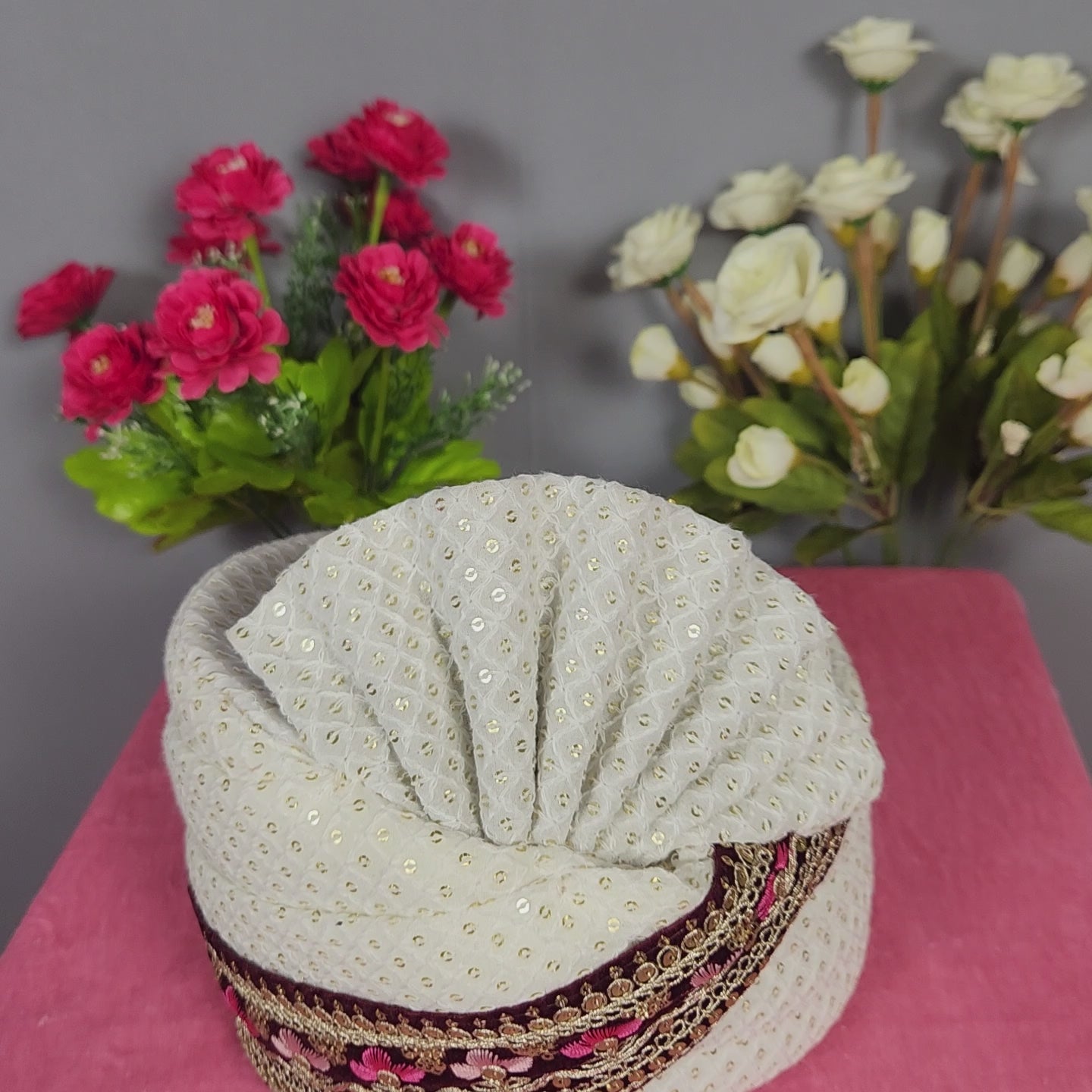 White Groom Turban Safa