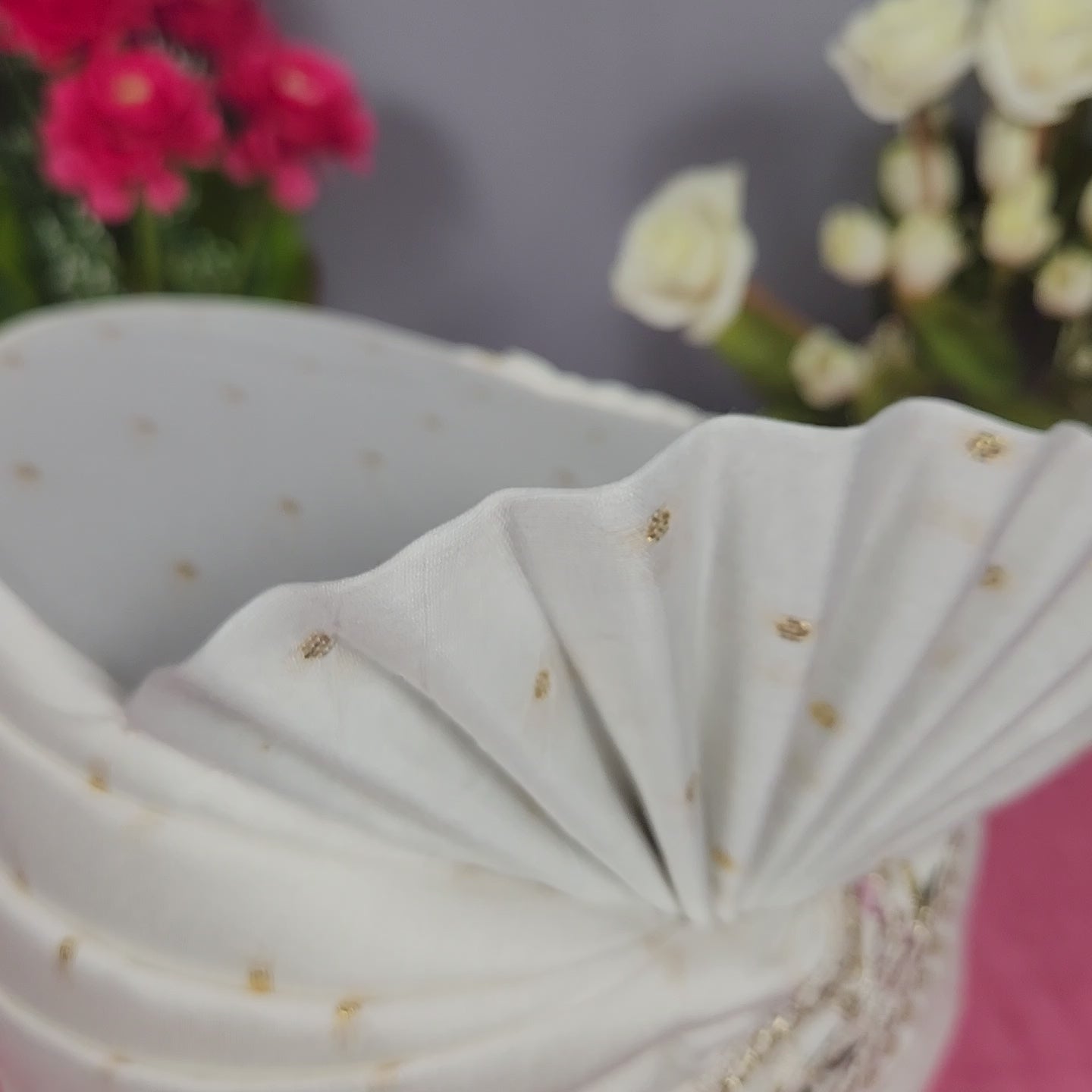 White Groom Turban for Wedding