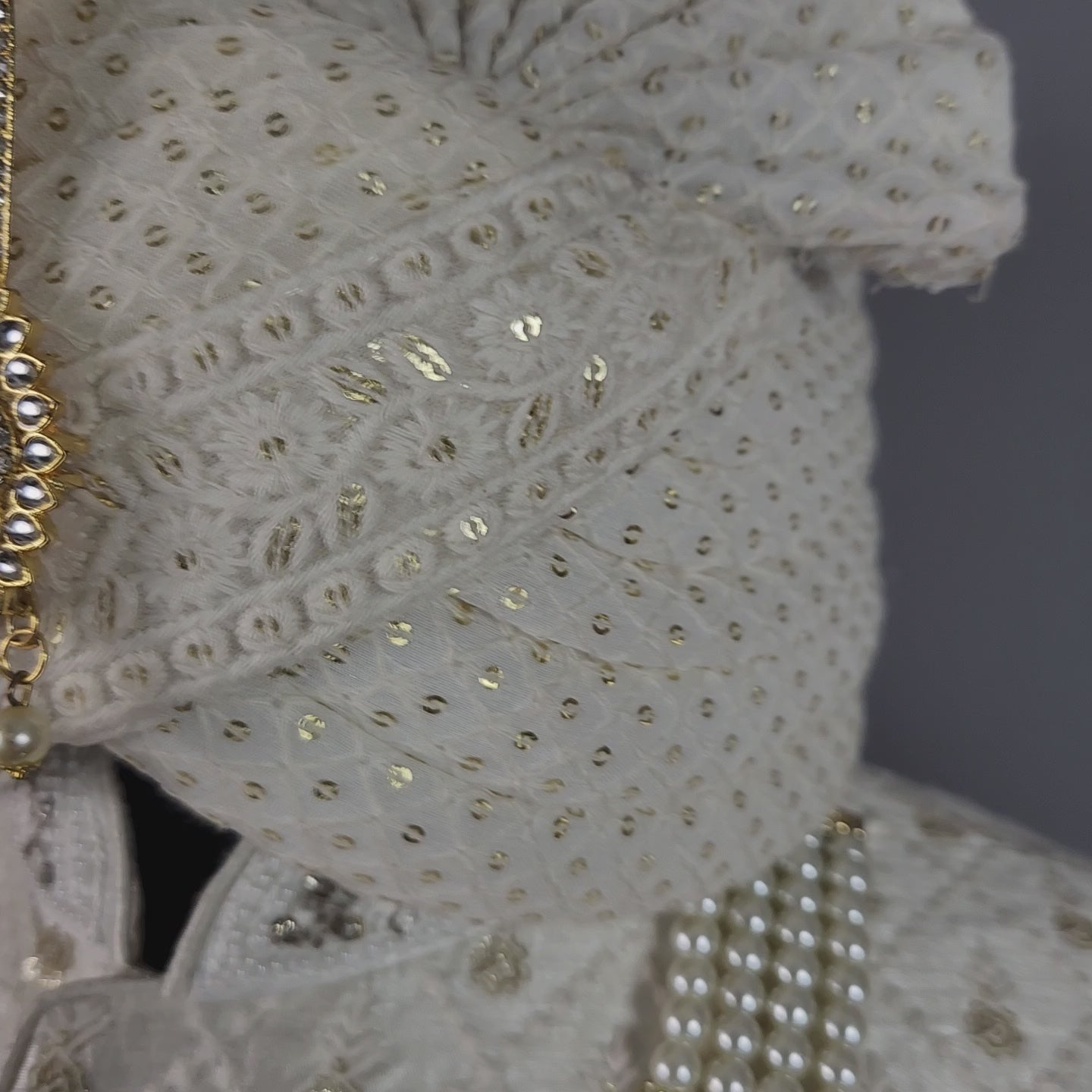 White Sherwani for Groom  -   Indian Wedding Outfit for Men