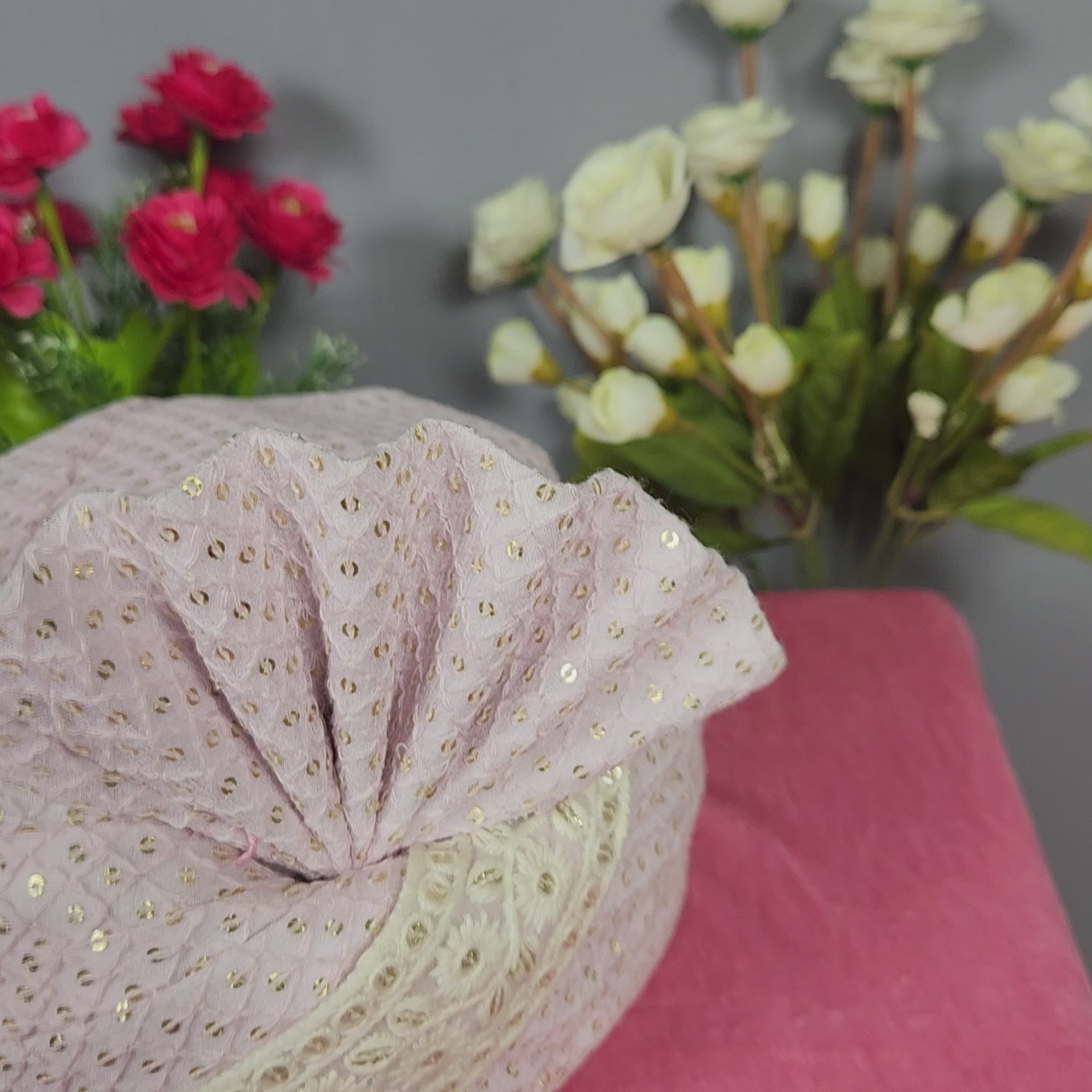 Pink Groom Turban Safa