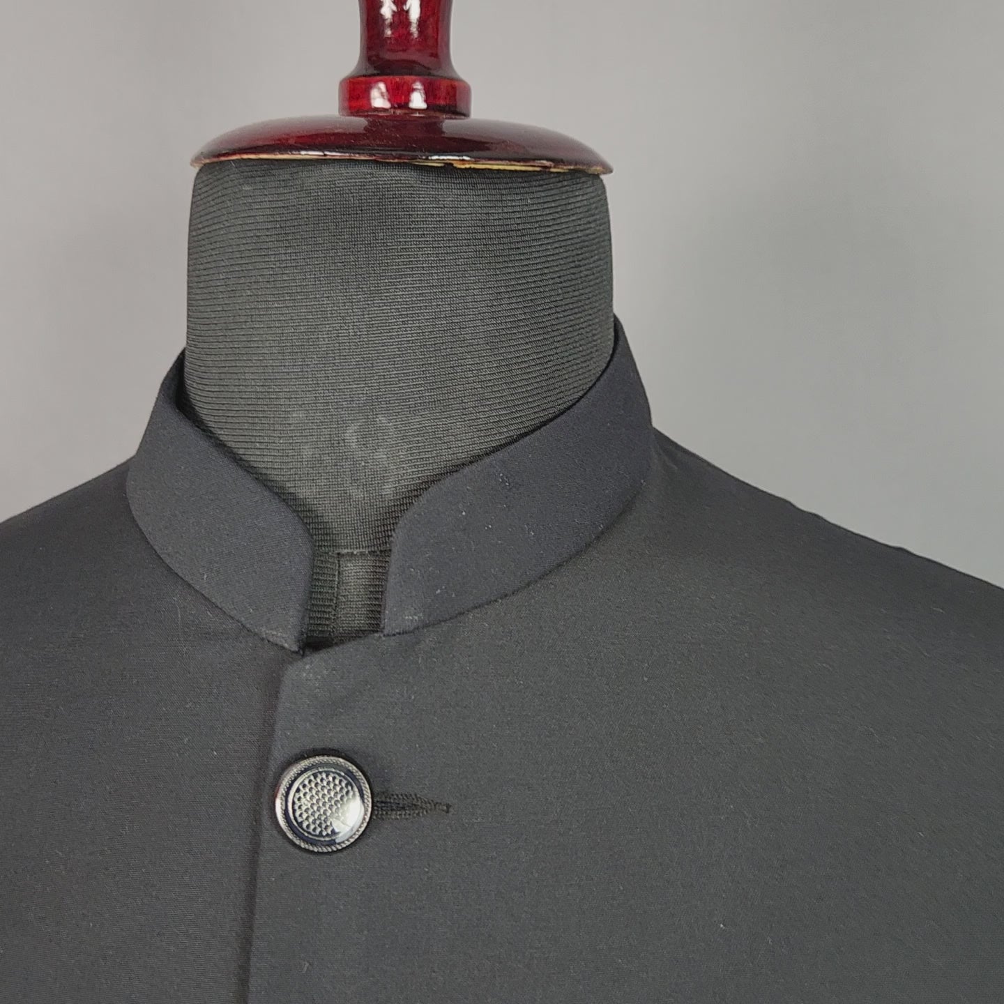 Navy blue nehru jacket for men - Indian ethnic waistcoat ideal for weddings, festive events, and traditional functions