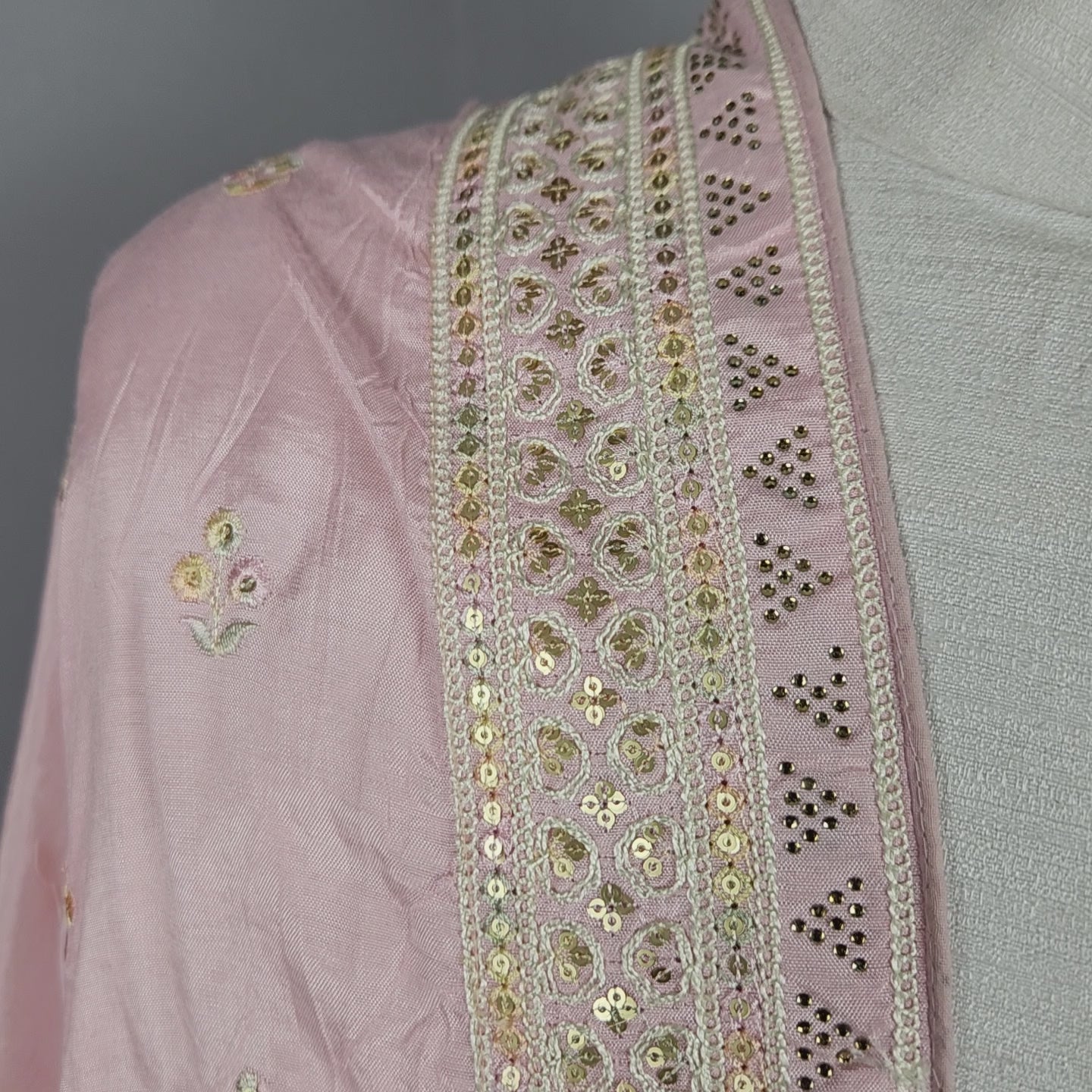 Pink Wedding Shawl for Groom