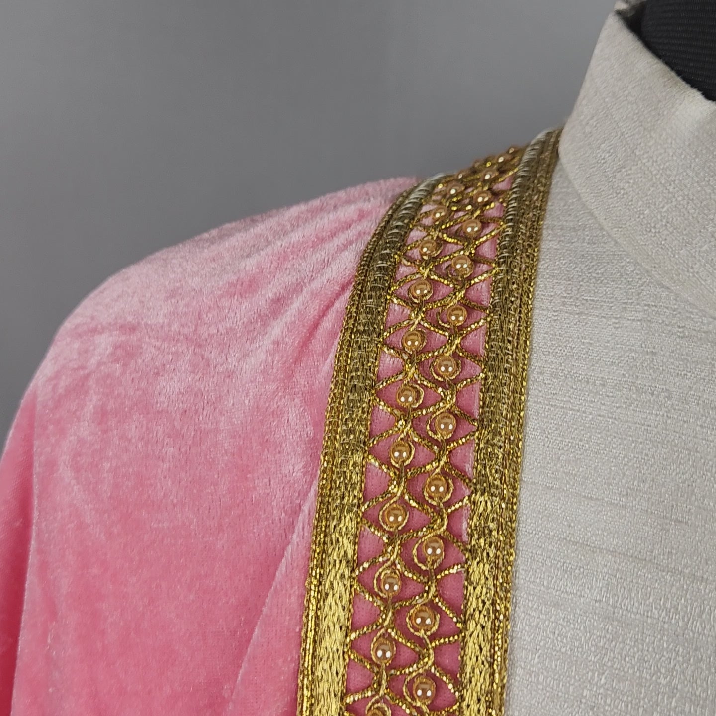 Pink Wedding Shawl for Groom