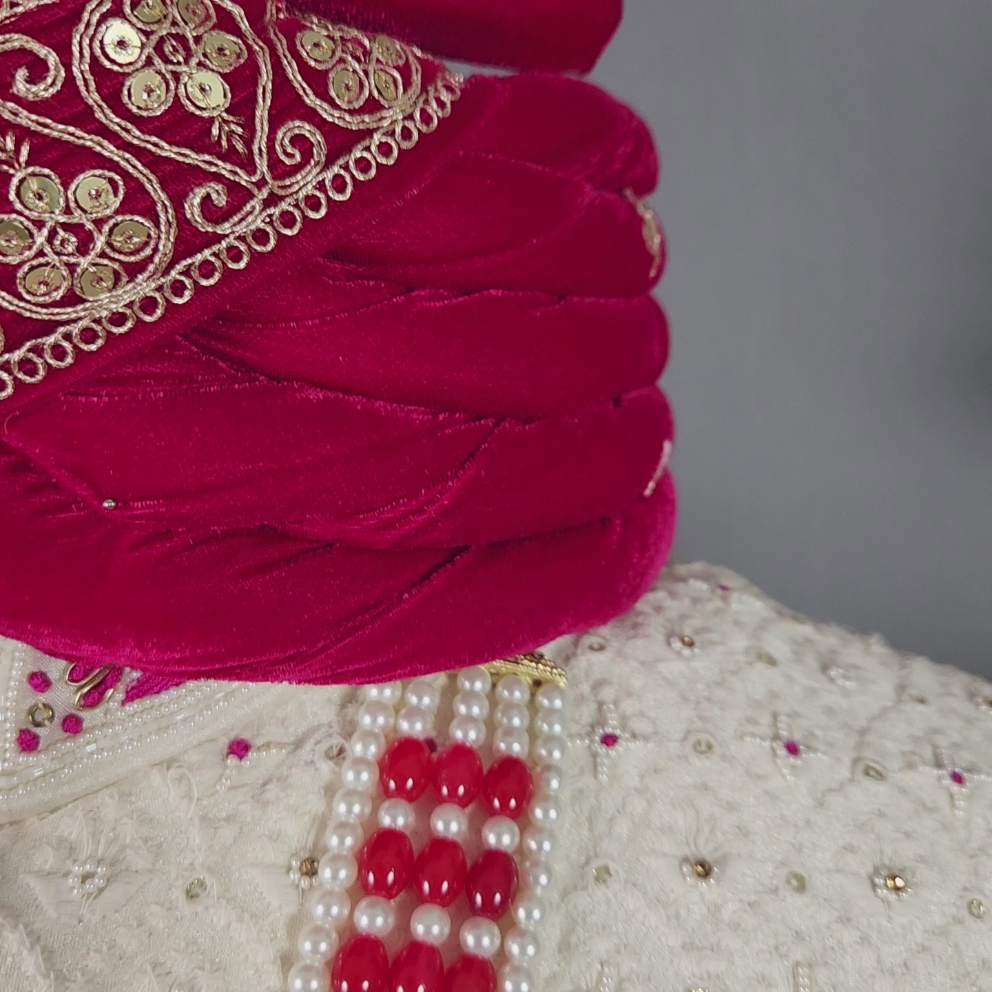 White Sherwani for Groom  -   Indian Wedding Outfit for Men