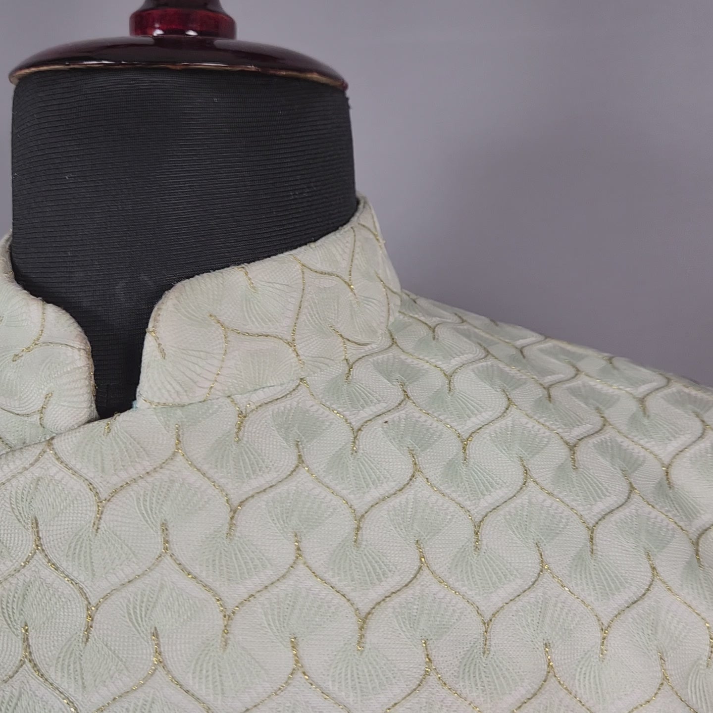 Green Indo-Western Sherwani for Groom  -   Indian Wedding Outfit for Men