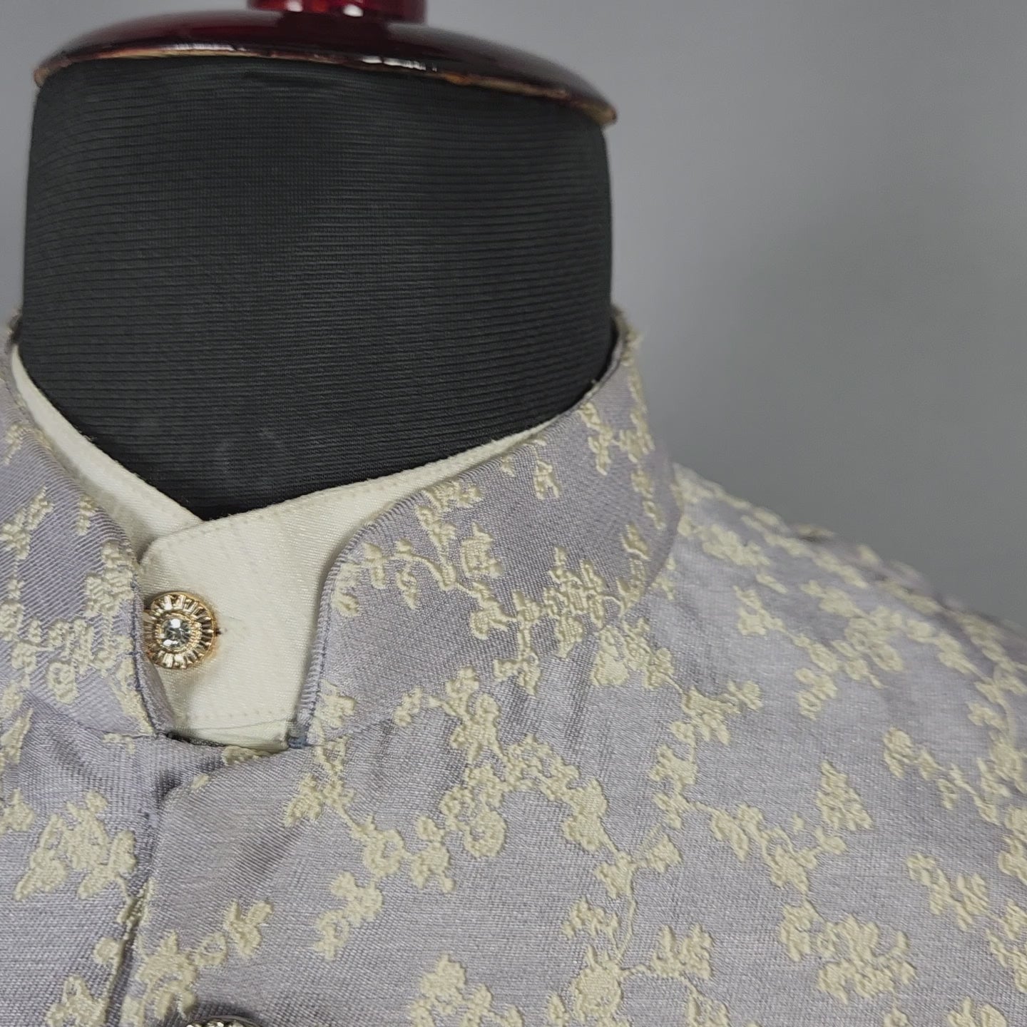 Cream Kurta Jacket Set for Wedding – Designer Indian Outfit