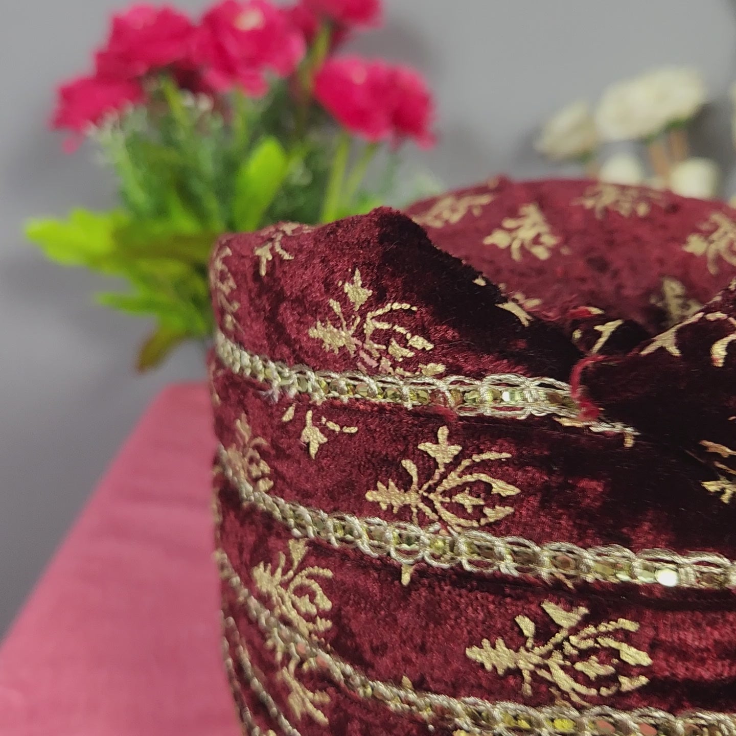 RED WEDDING TURBAN FOR GROOM