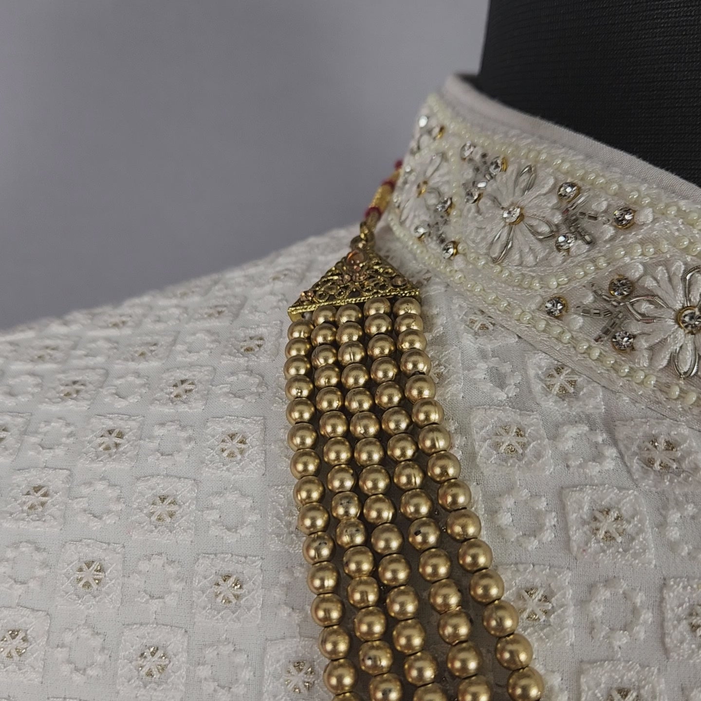 Golden Necklace for Groom