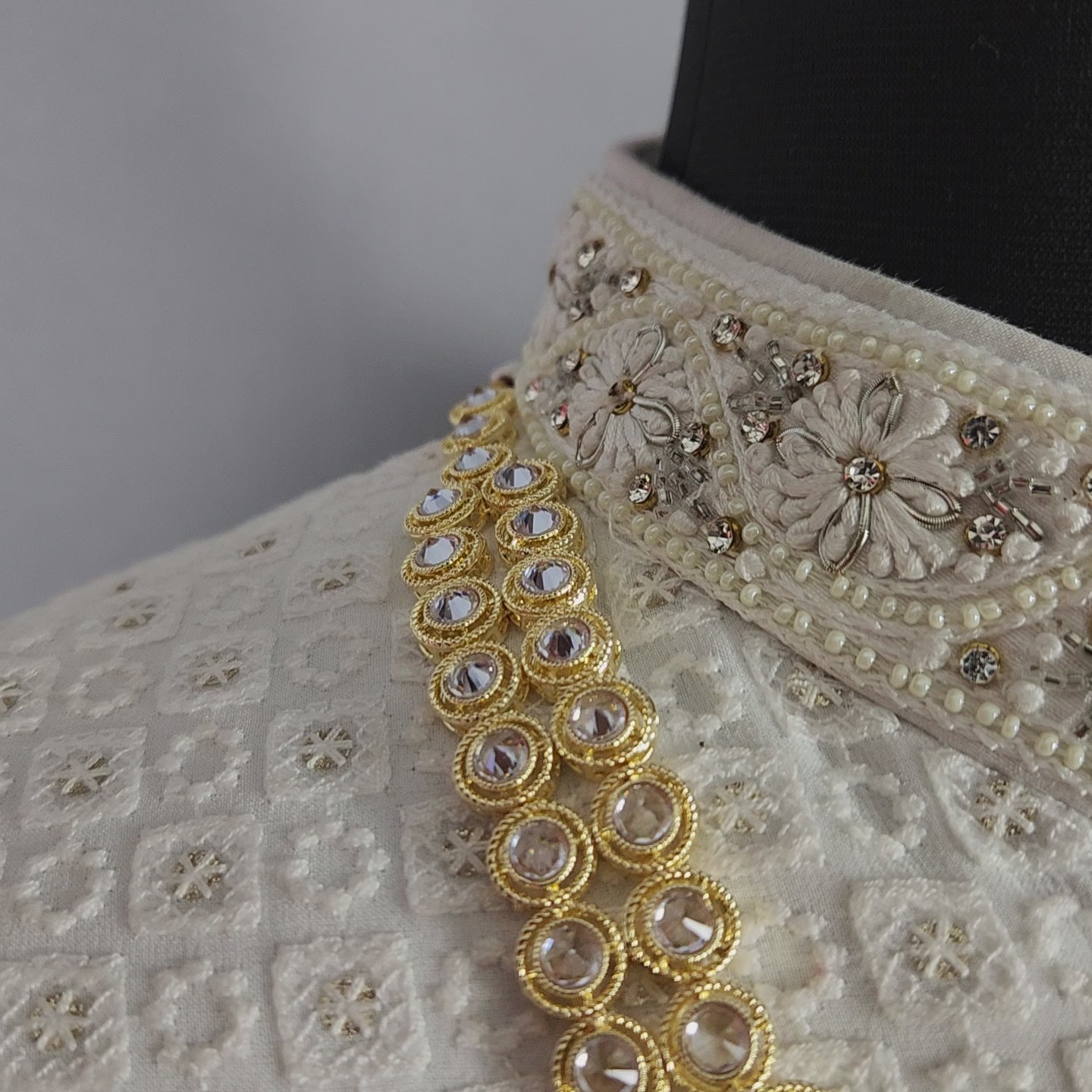 Diamond Ruby Necklace for Groom