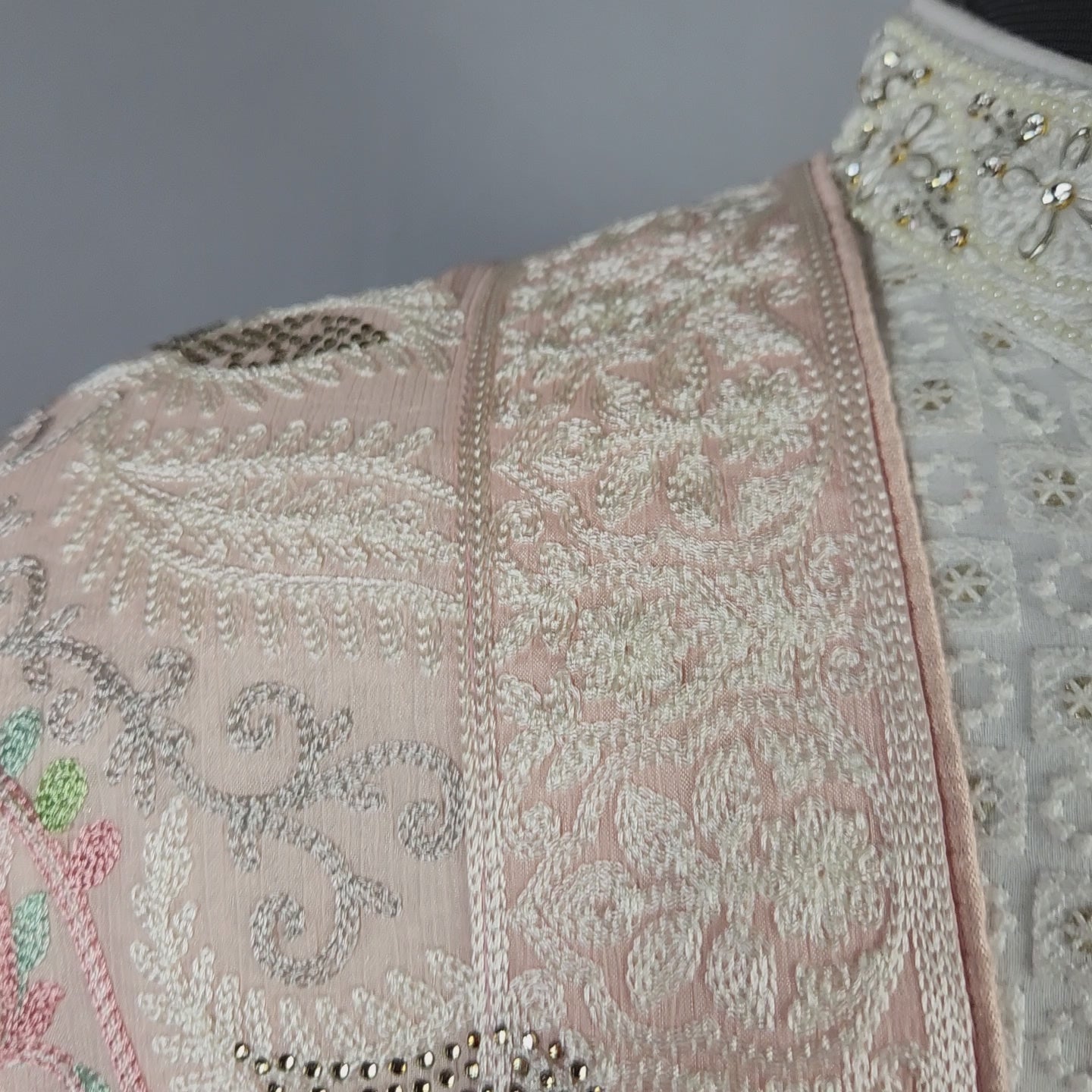 Pink Wedding Shawl for Groom