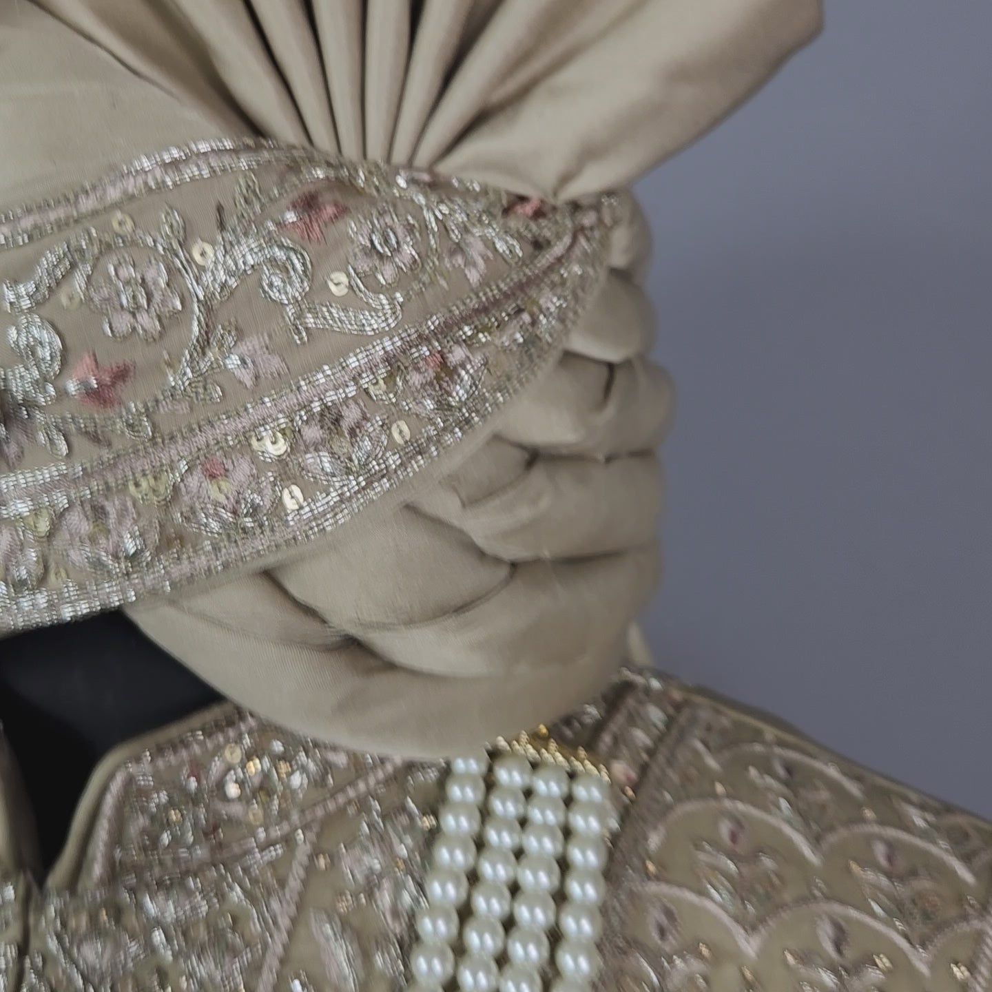 Copper Golden Groom Sherwani - Zari Embroidery| Sherwani For Men