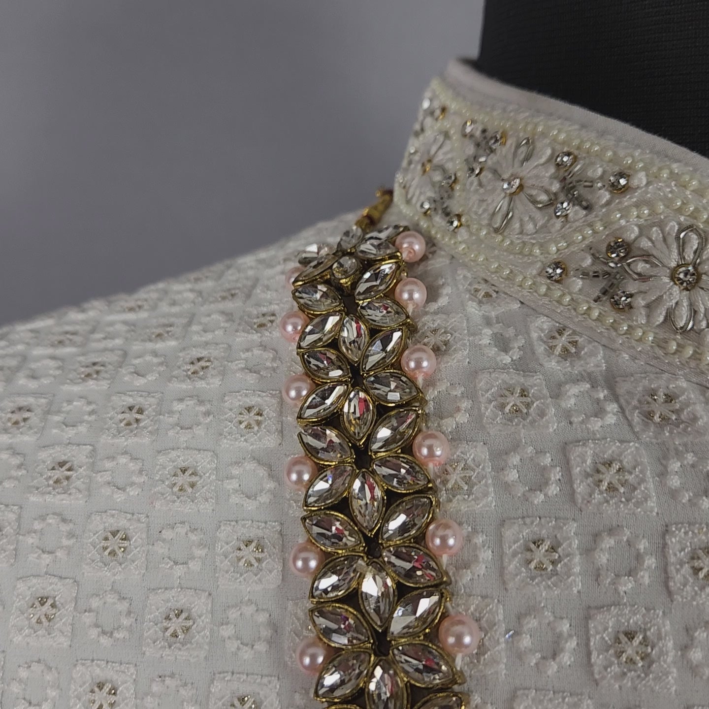 Peach Groom Necklace