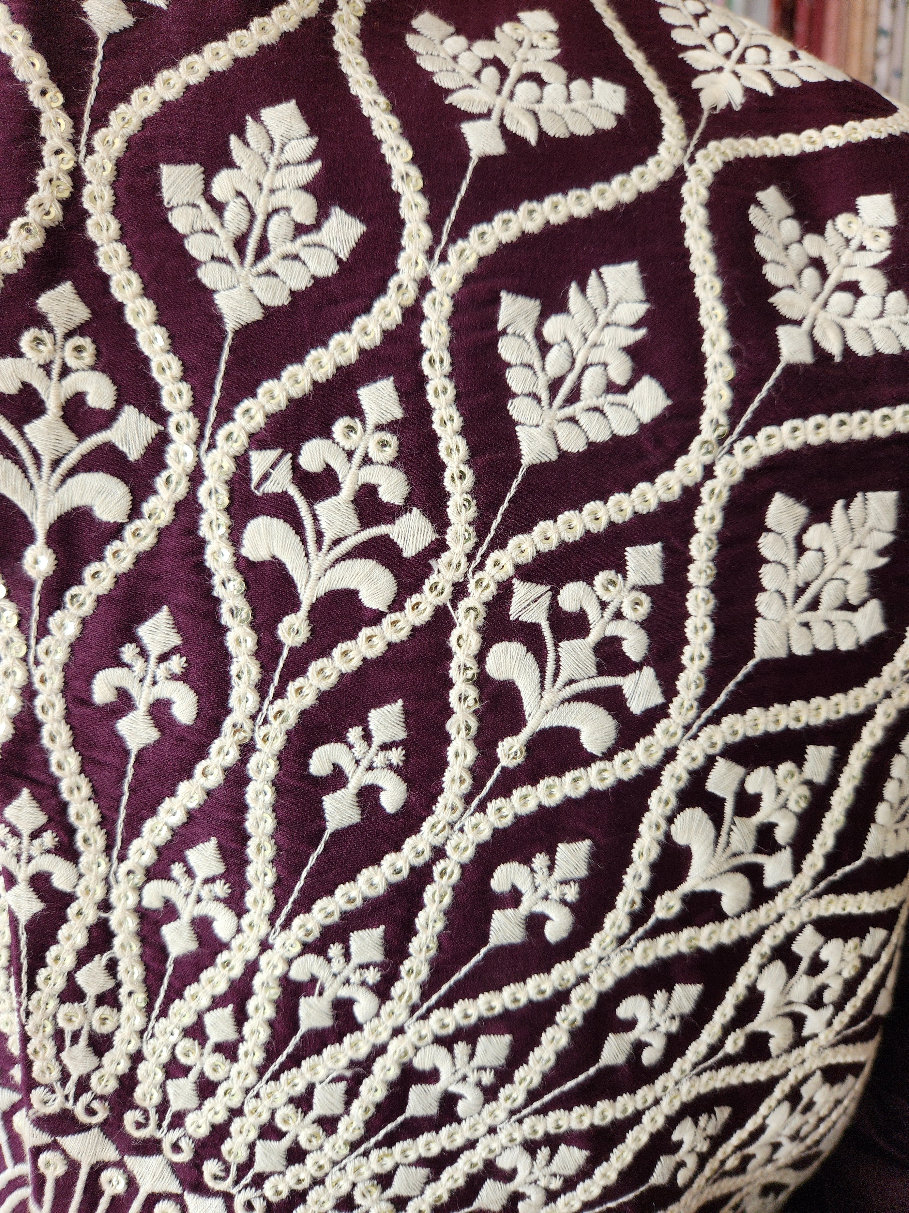 Purple Kurta Jacket Set for Wedding – Designer Indian Outfit